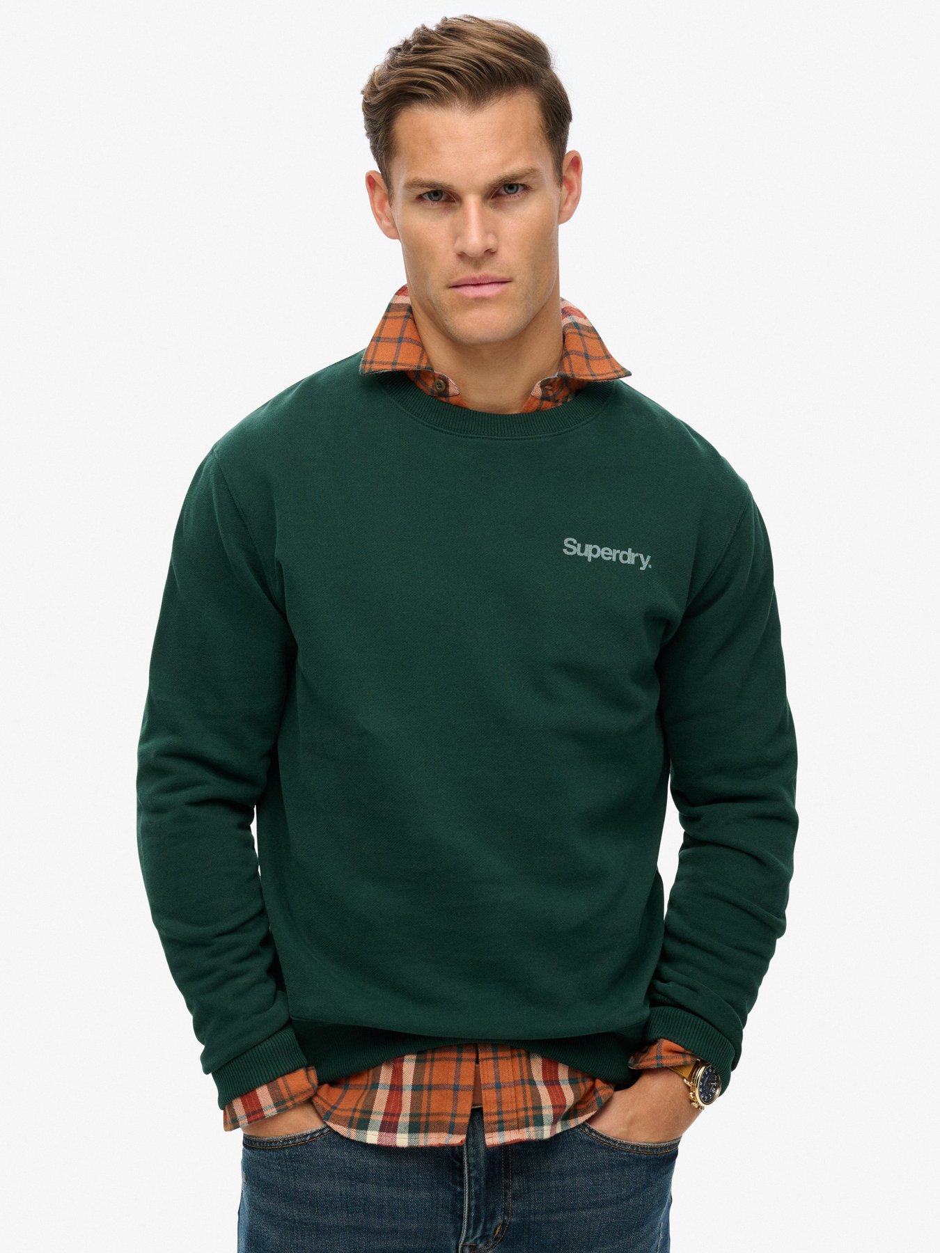 undefined Core Logo City Loose Sweatshirt - Dark Green