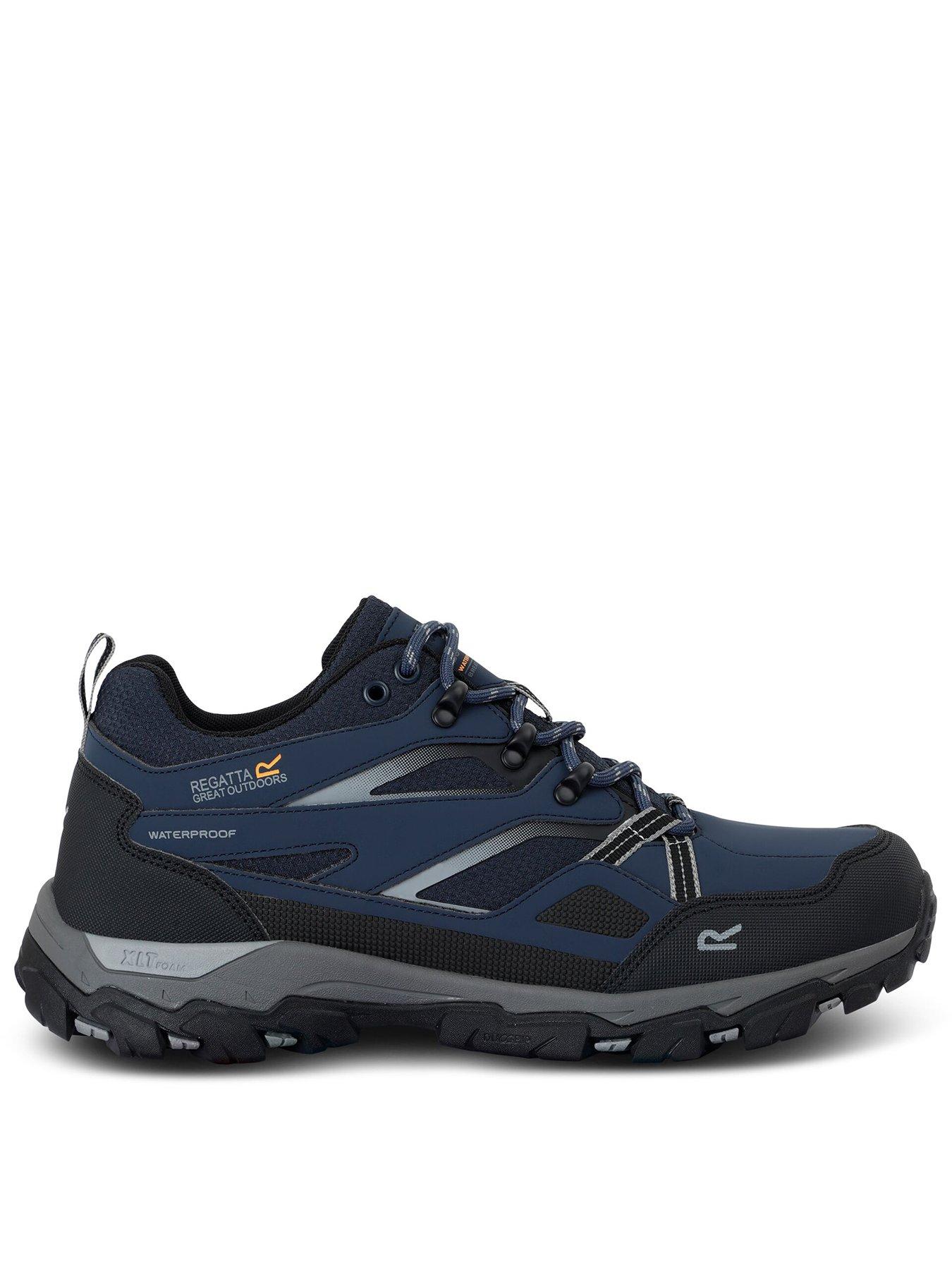 Regatta Mens Holcombe Low Waterproof Walking Shoe -navy Littlewoods