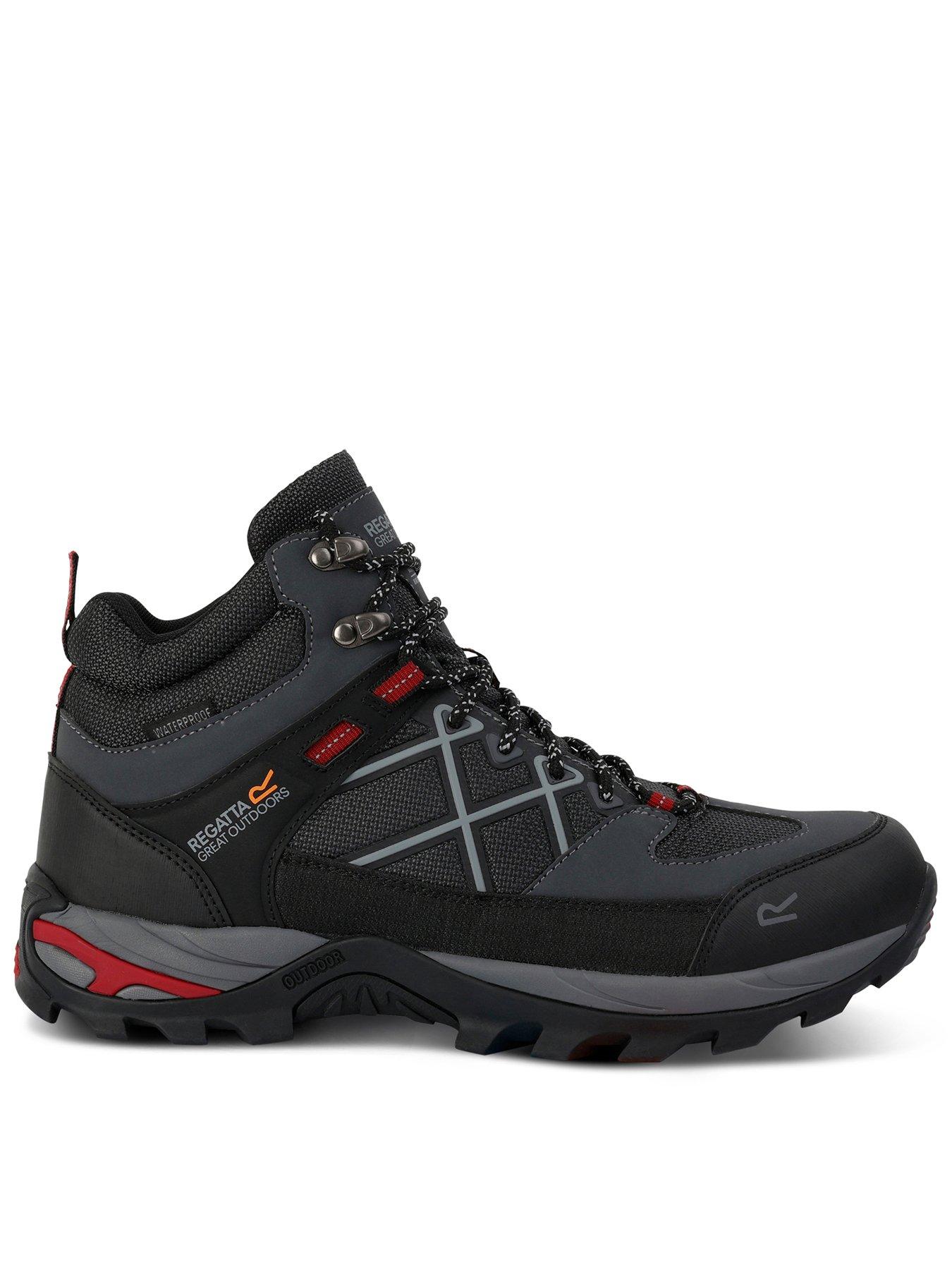  image of regatta-mens-samaris-waterproof-walking-boot--grey
