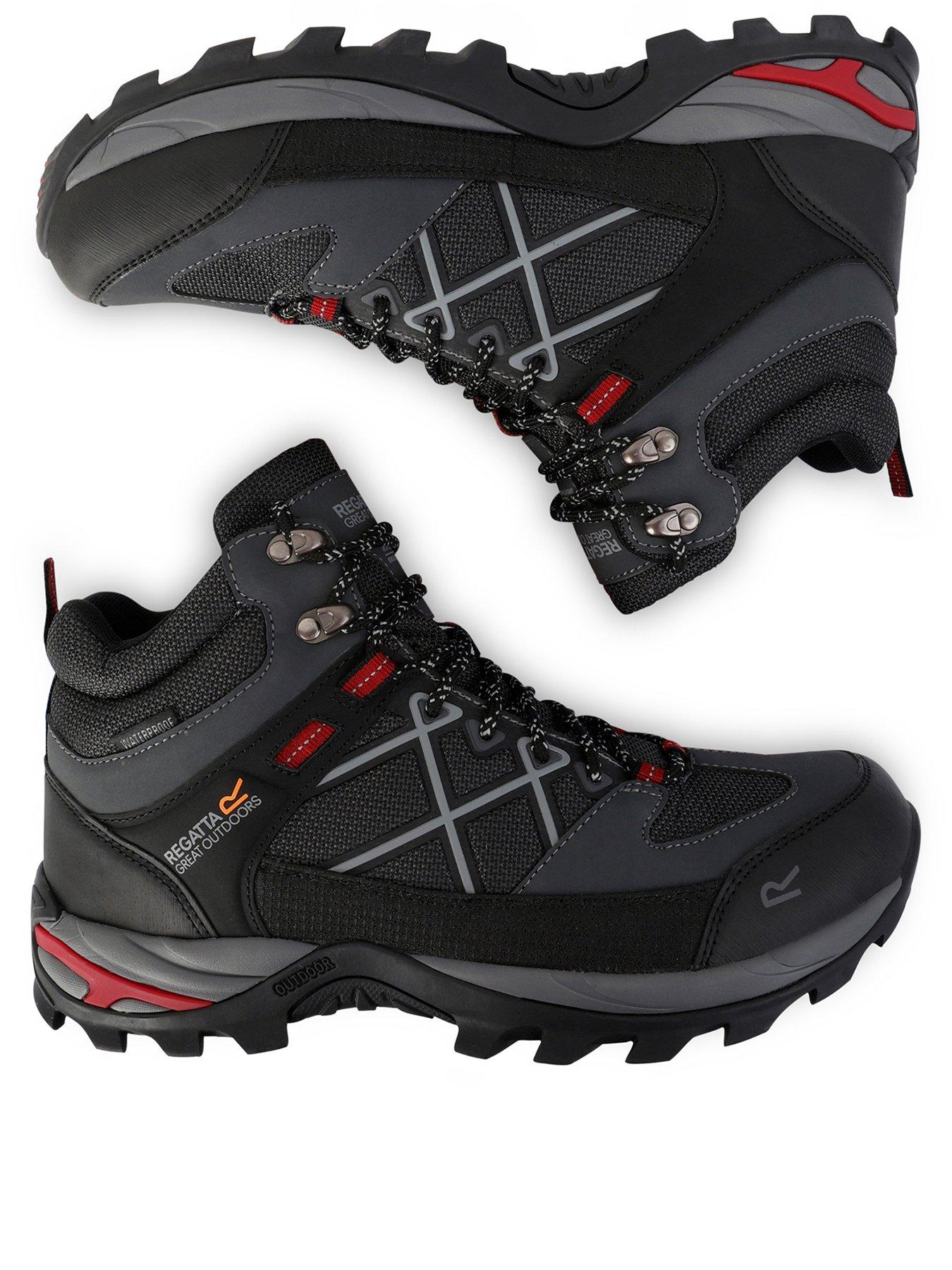  image of regatta-mens-samaris-waterproof-walking-boot--grey