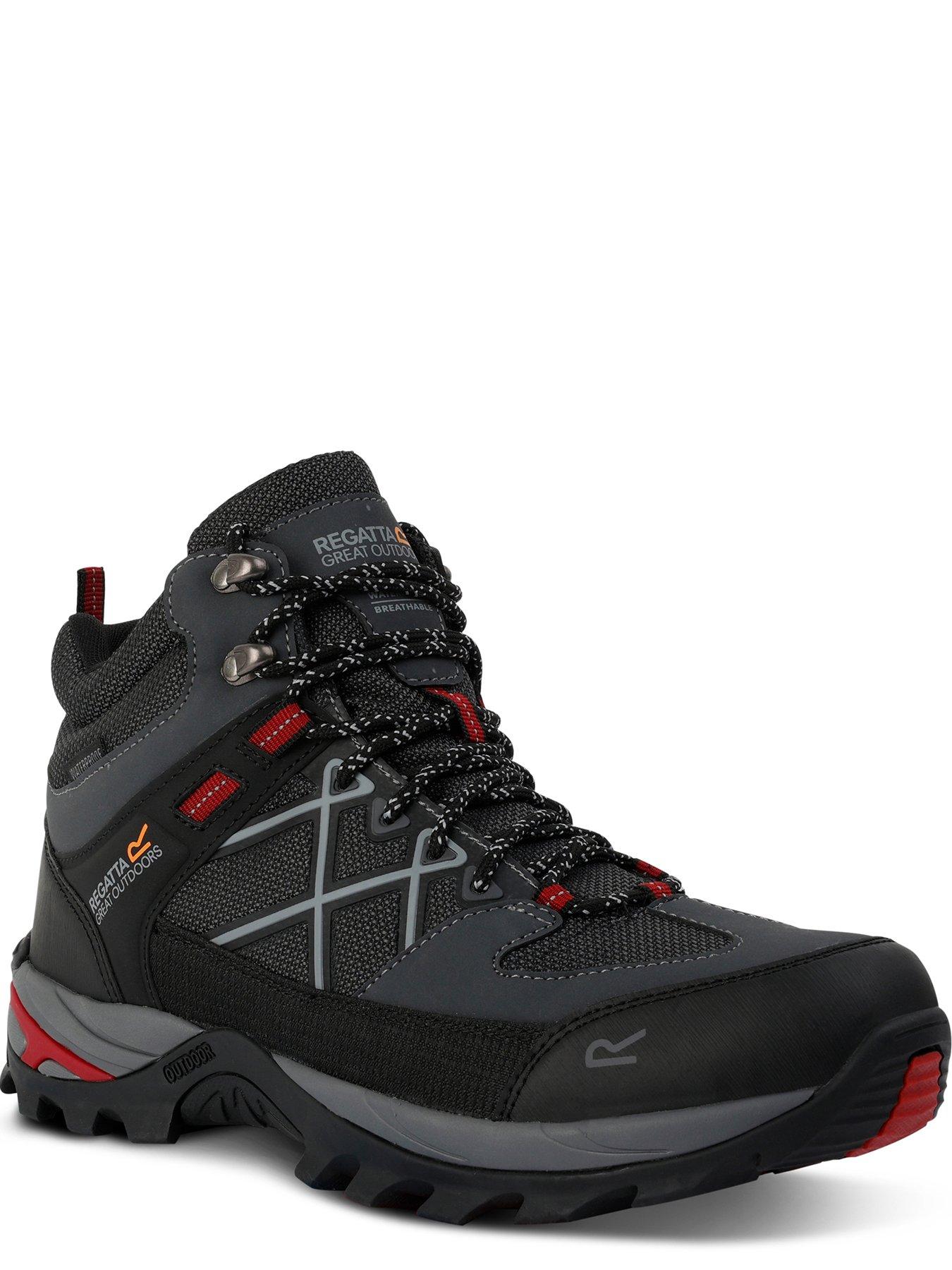  image of regatta-mens-samaris-waterproof-walking-boot--grey