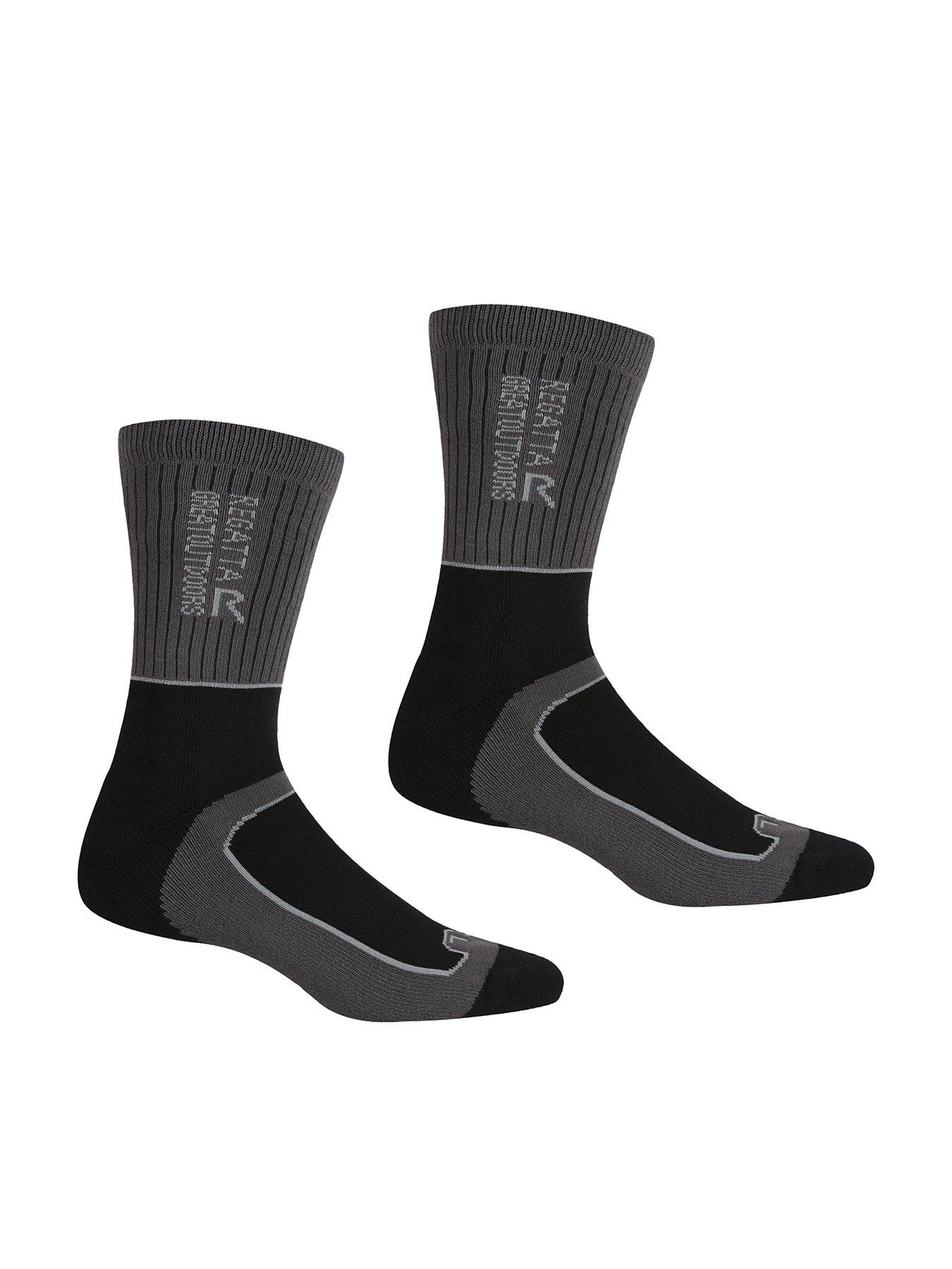 undefined Mens Samaris 2 Walking Socks - Black