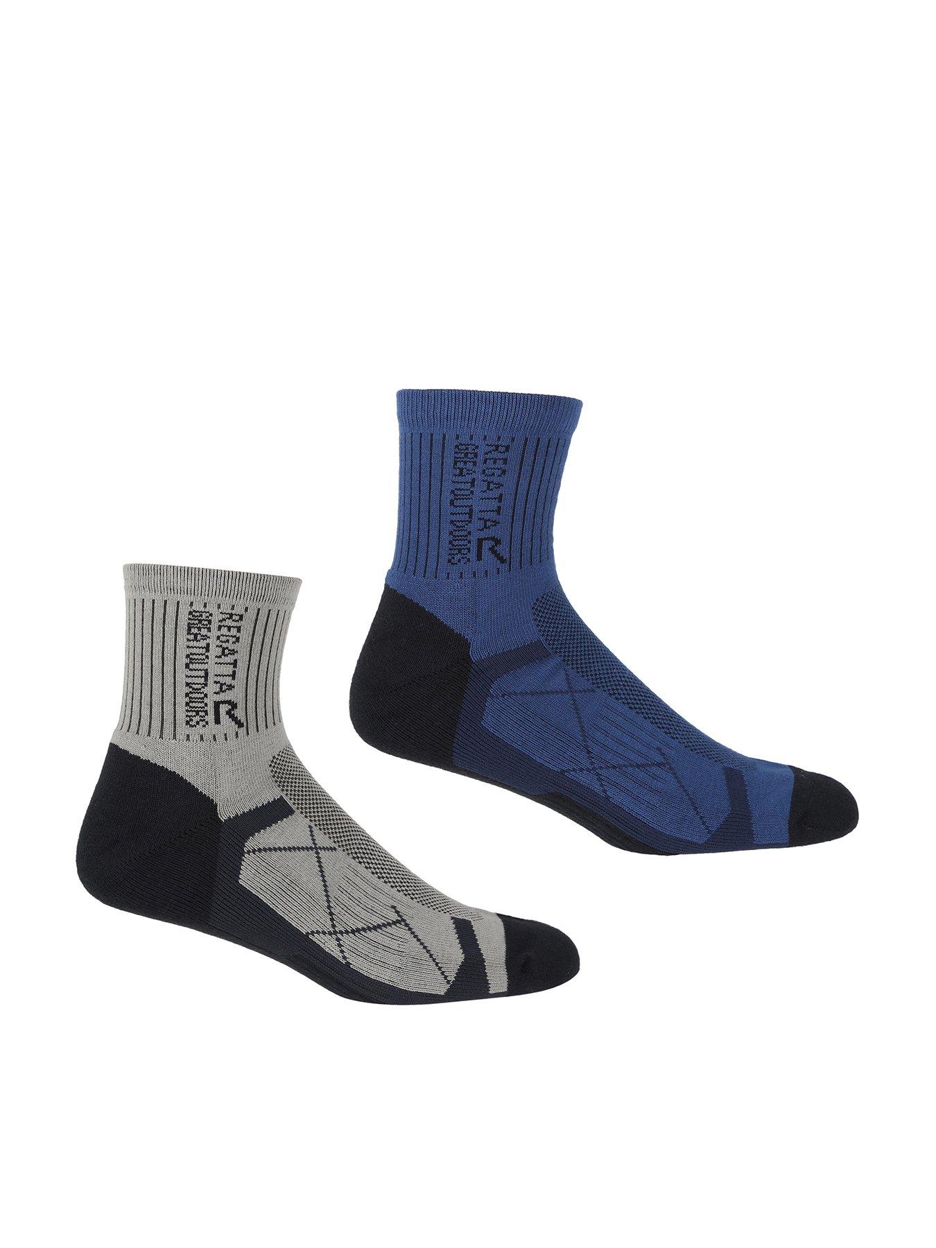 regatta-mens-2pk-outdoor-active-walking-socks-navy