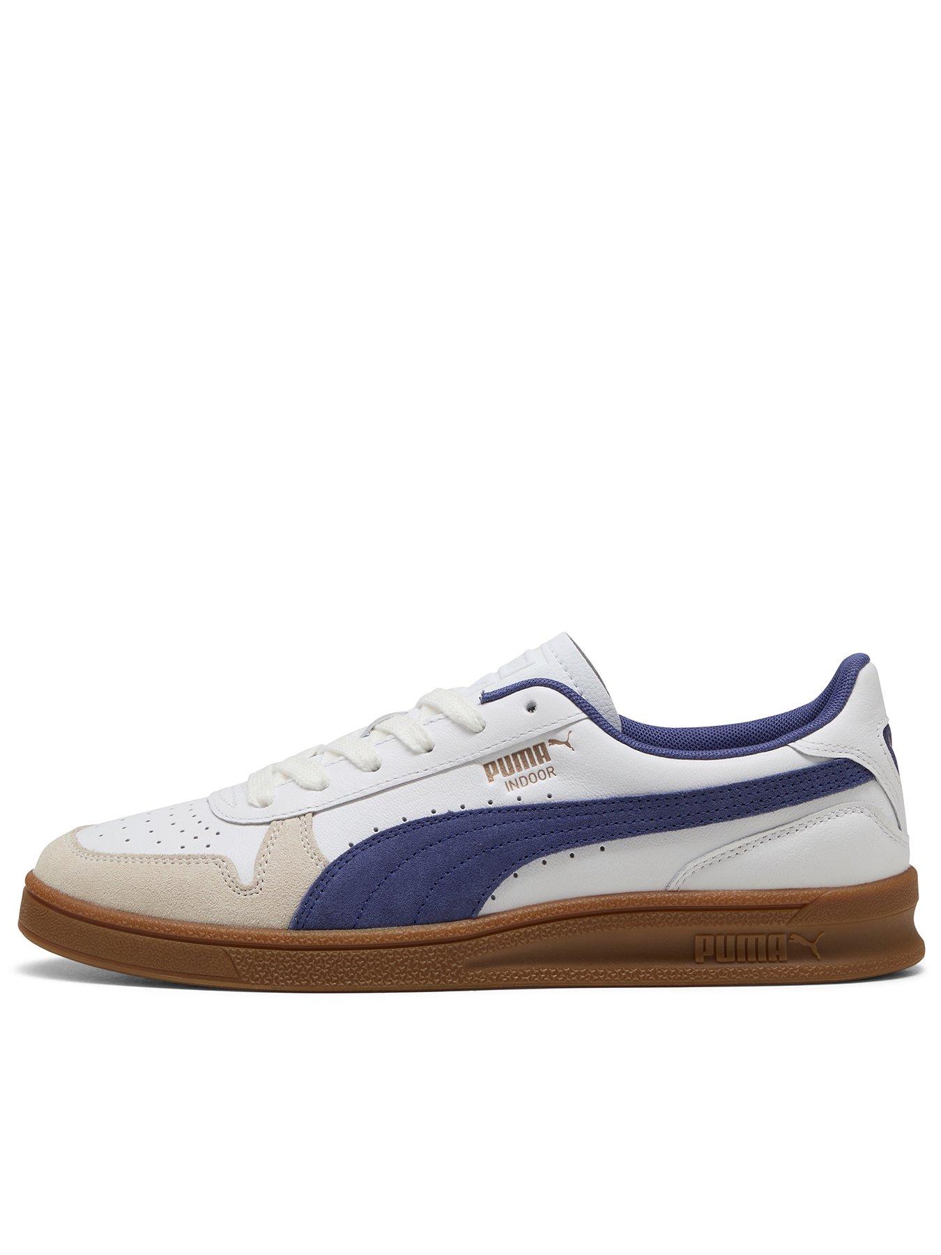 undefined Men's Indoor - White - Puma White-Blue Crystal-Gum