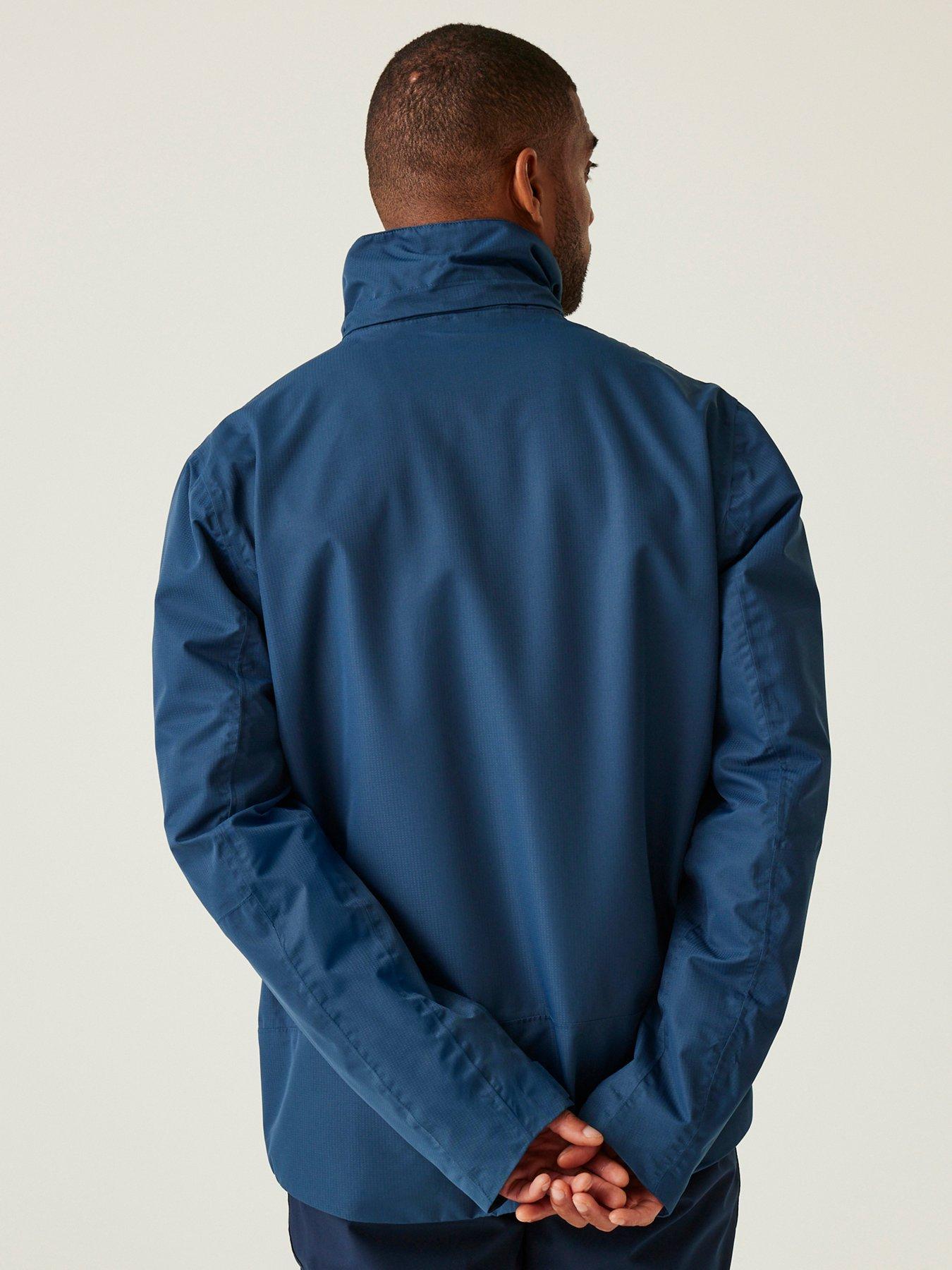 Image 2 of 6 of Regatta Mens Oakhowe Waterproof Shell Jacket- Navy