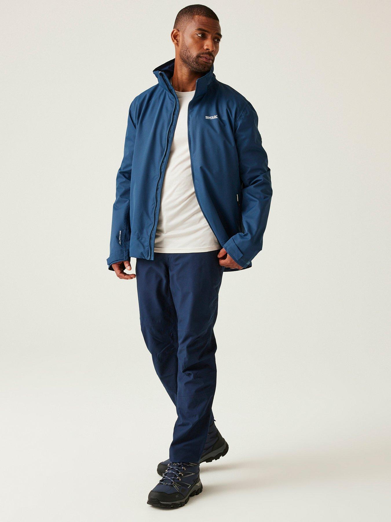 Image 3 of 6 of Regatta Mens Oakhowe Waterproof Shell Jacket- Navy
