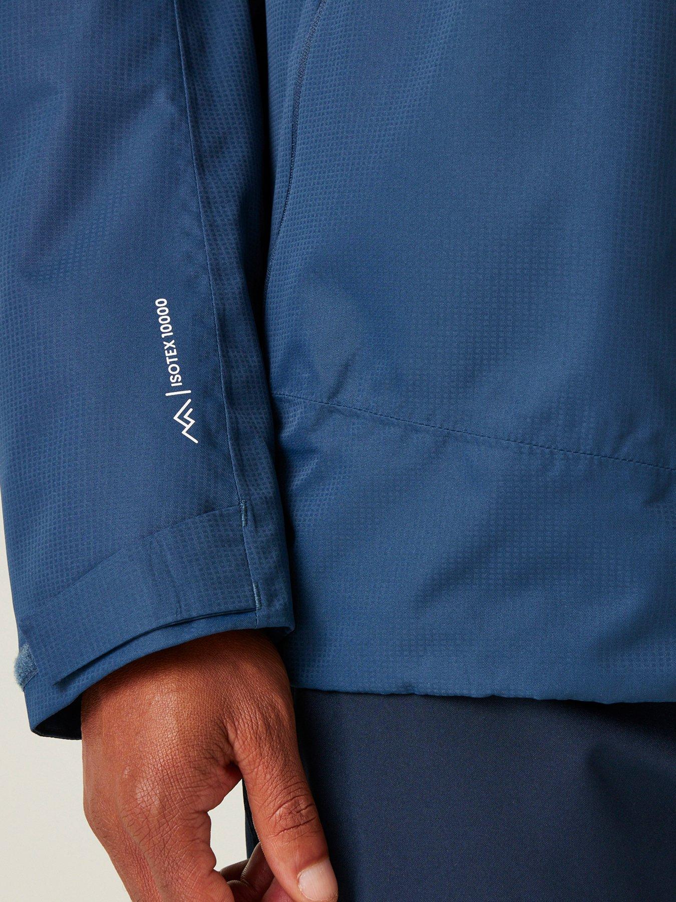 Image 5 of 6 of Regatta Mens Oakhowe Waterproof Shell Jacket- Navy