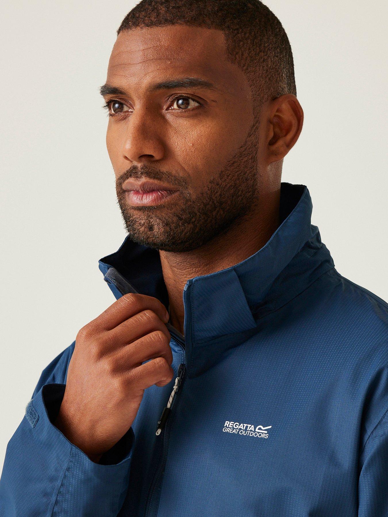 Image 6 of 6 of Regatta Mens Oakhowe Waterproof Shell Jacket- Navy