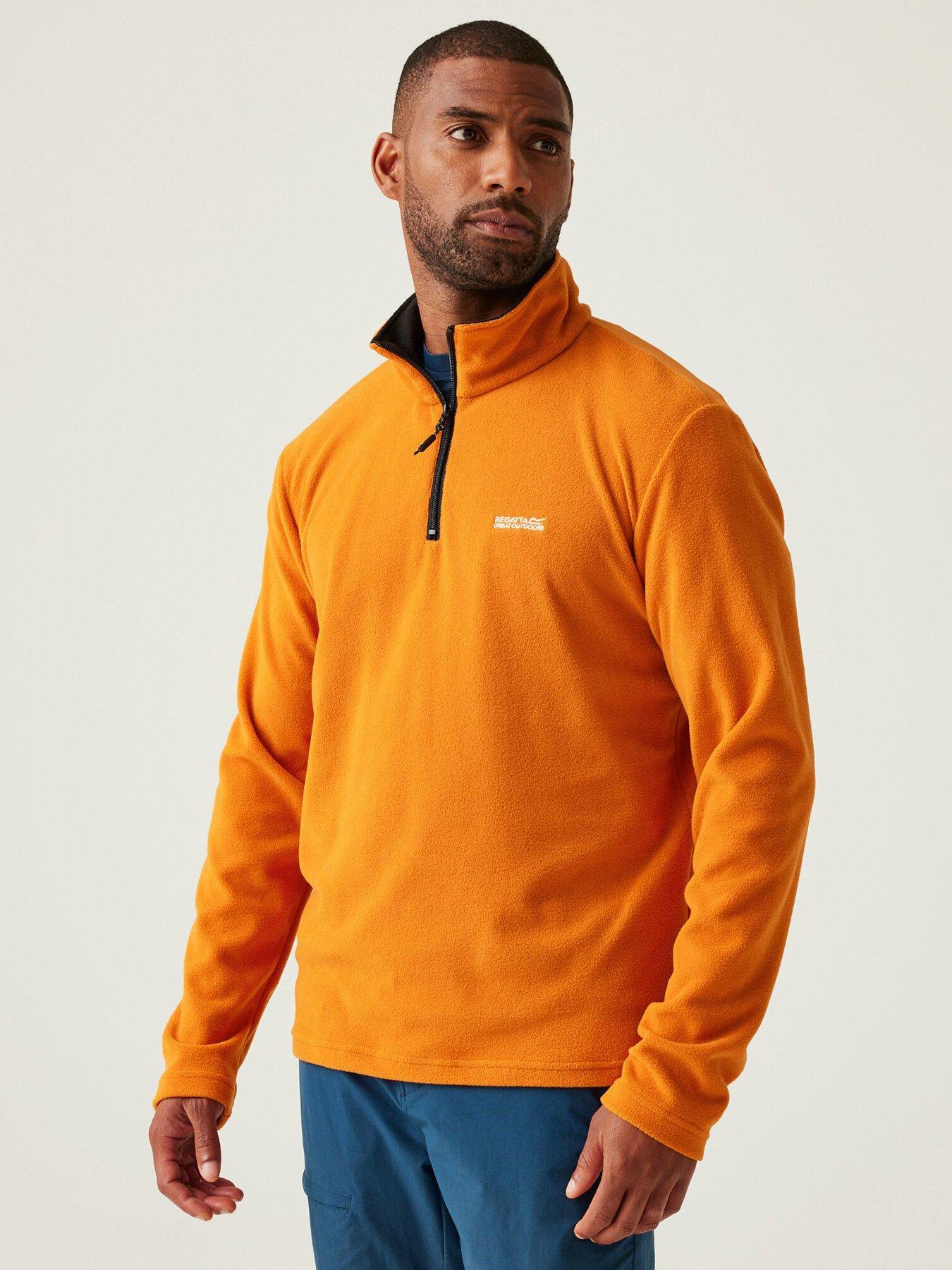 undefined Mens Thompson Fleece Half Zip Fleece - Orange