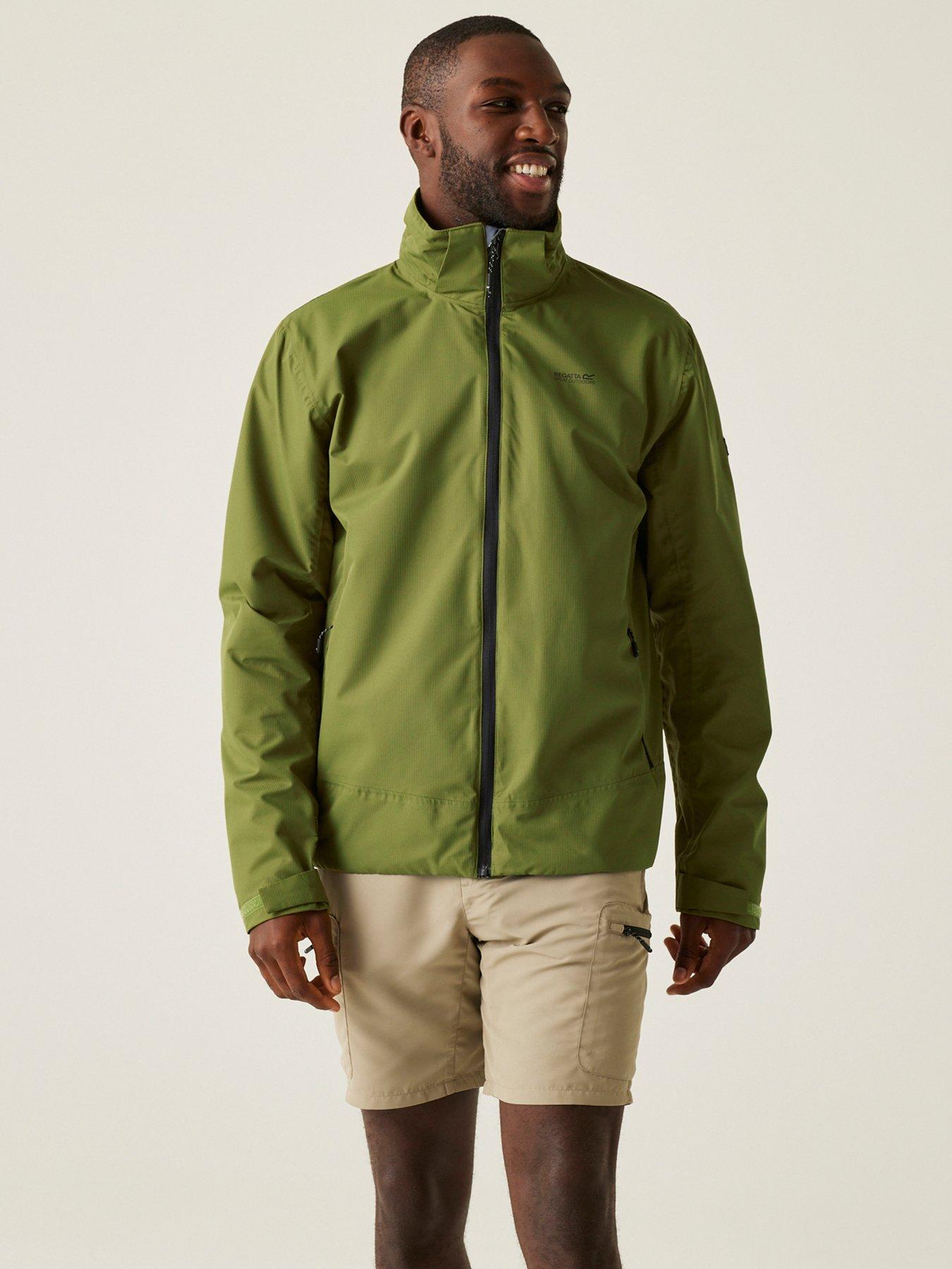 regatta-mens-oakhowe-waterproof-shell-jacket-green