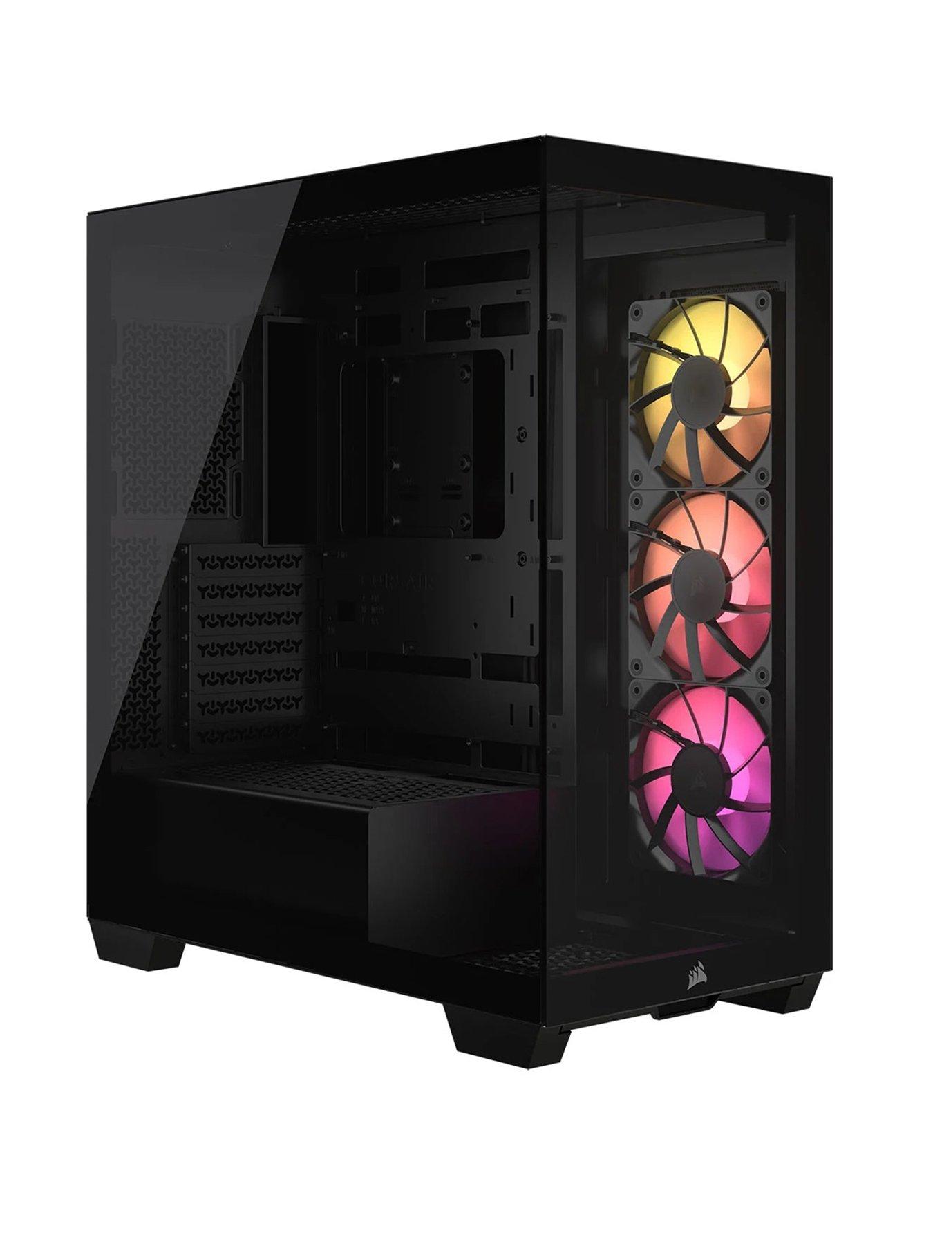undefined 3500X ARGB Tempered Glass Mid-Tower PC Case - Black