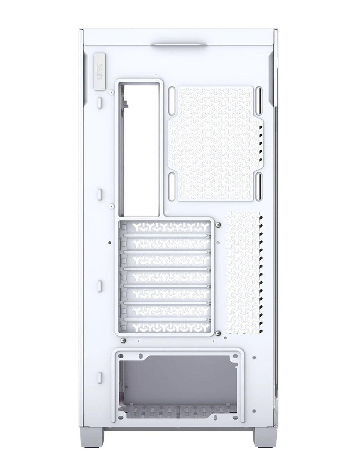  image of corsair-3500x-argb-tempered-glass-mid-tower-pc-case-white