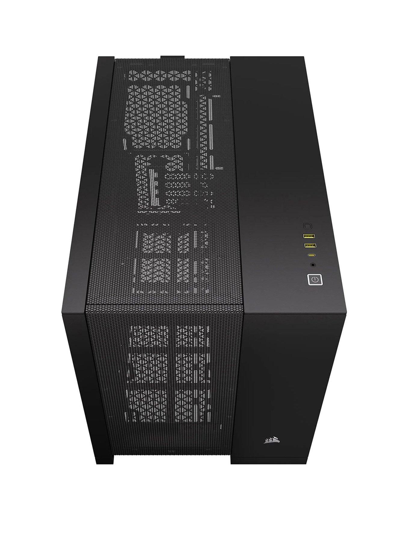  image of corsair-2500d-airflow-tempered-glass-dual-chambernbspmid-tower-pc-case-black