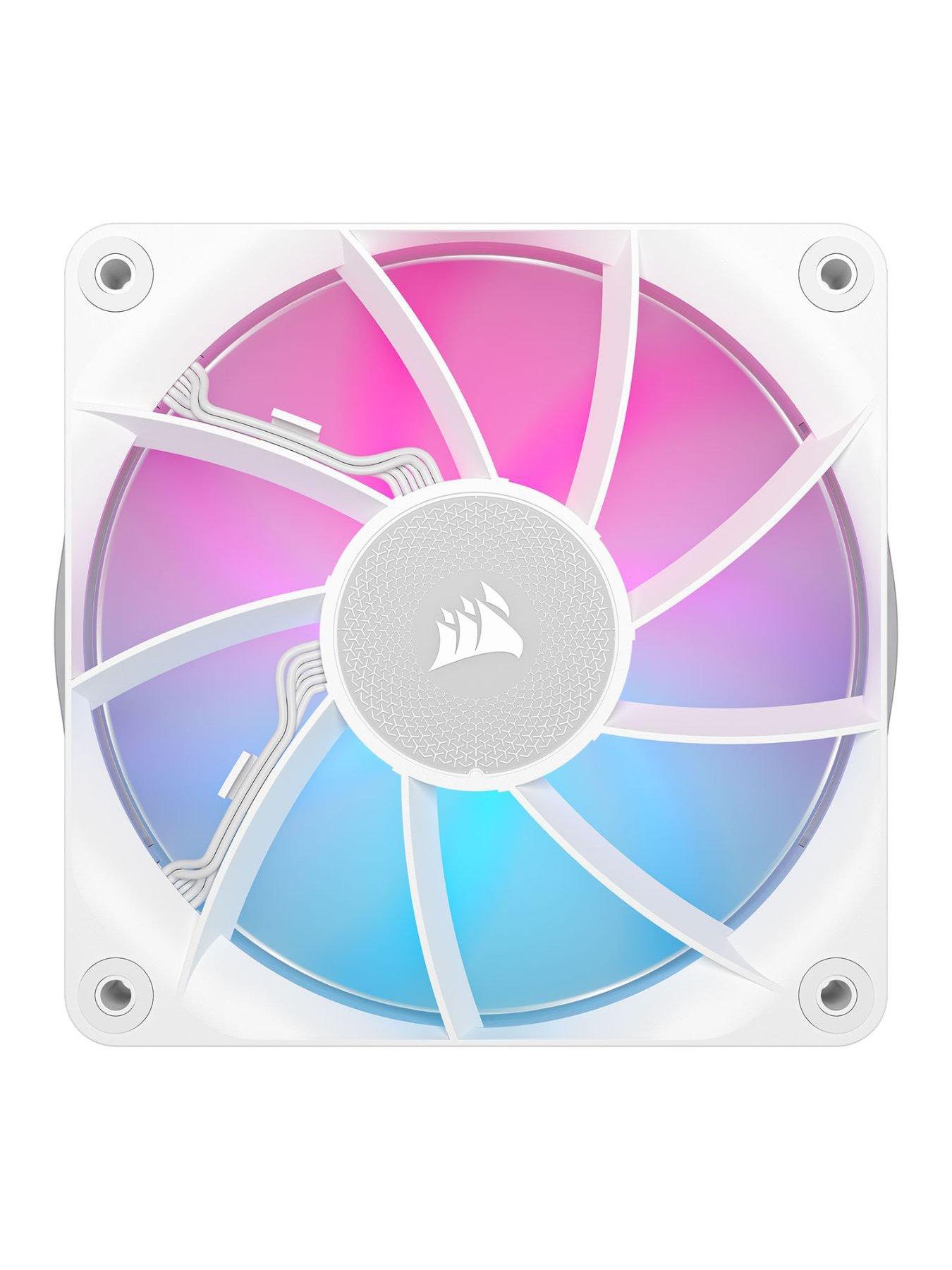  image of corsair-icue-link-rx120-rgb-whitenbsp120mm-rgb-fan-single