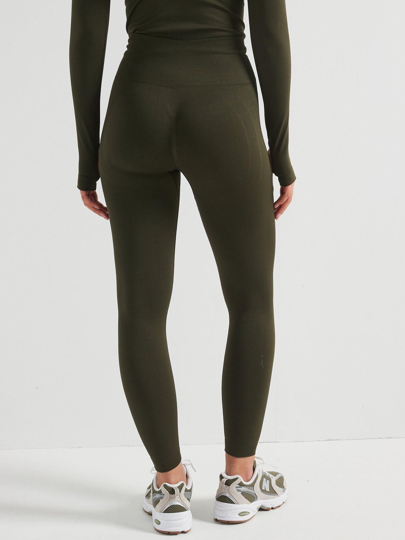 image of peach-fit-womens-nina-legging-dark-olive