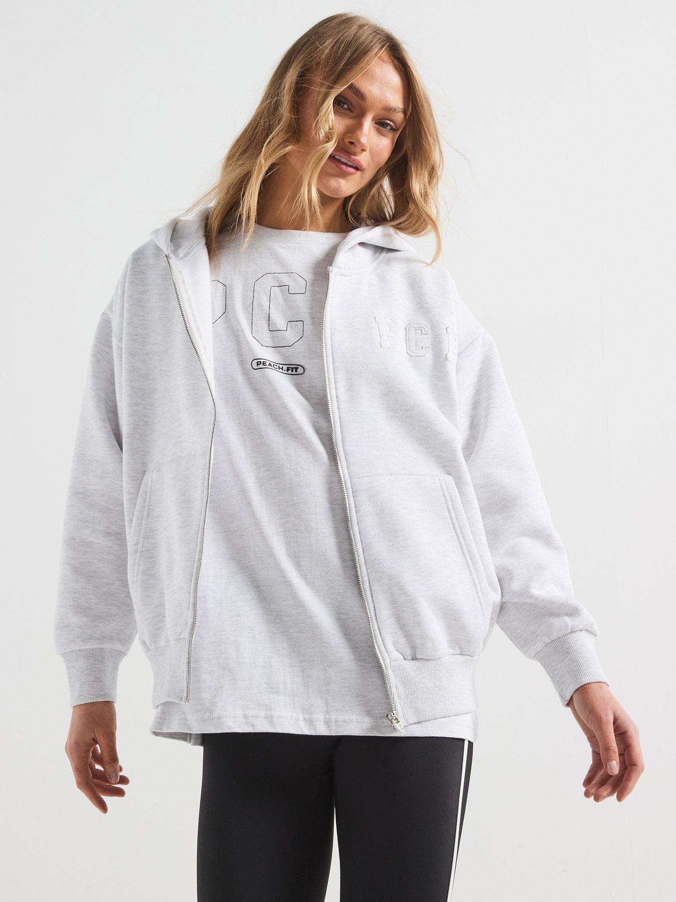 peach-fit-womens-ayla-zip-thru-hoodie-marl-grey