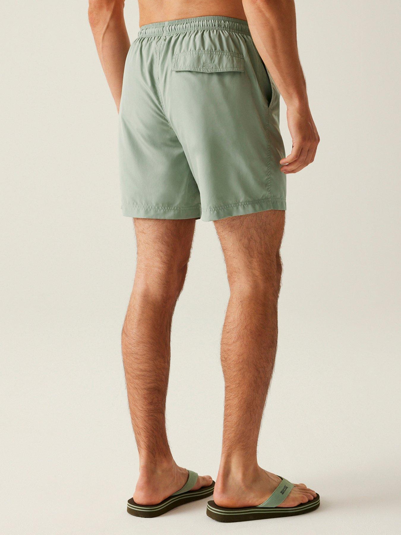  image of regatta-mens-mackley-swimming-shorts-green