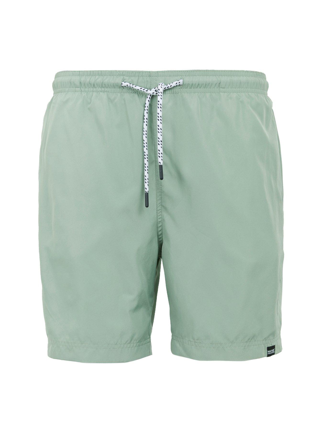  image of regatta-mens-mackley-swimming-shorts-green