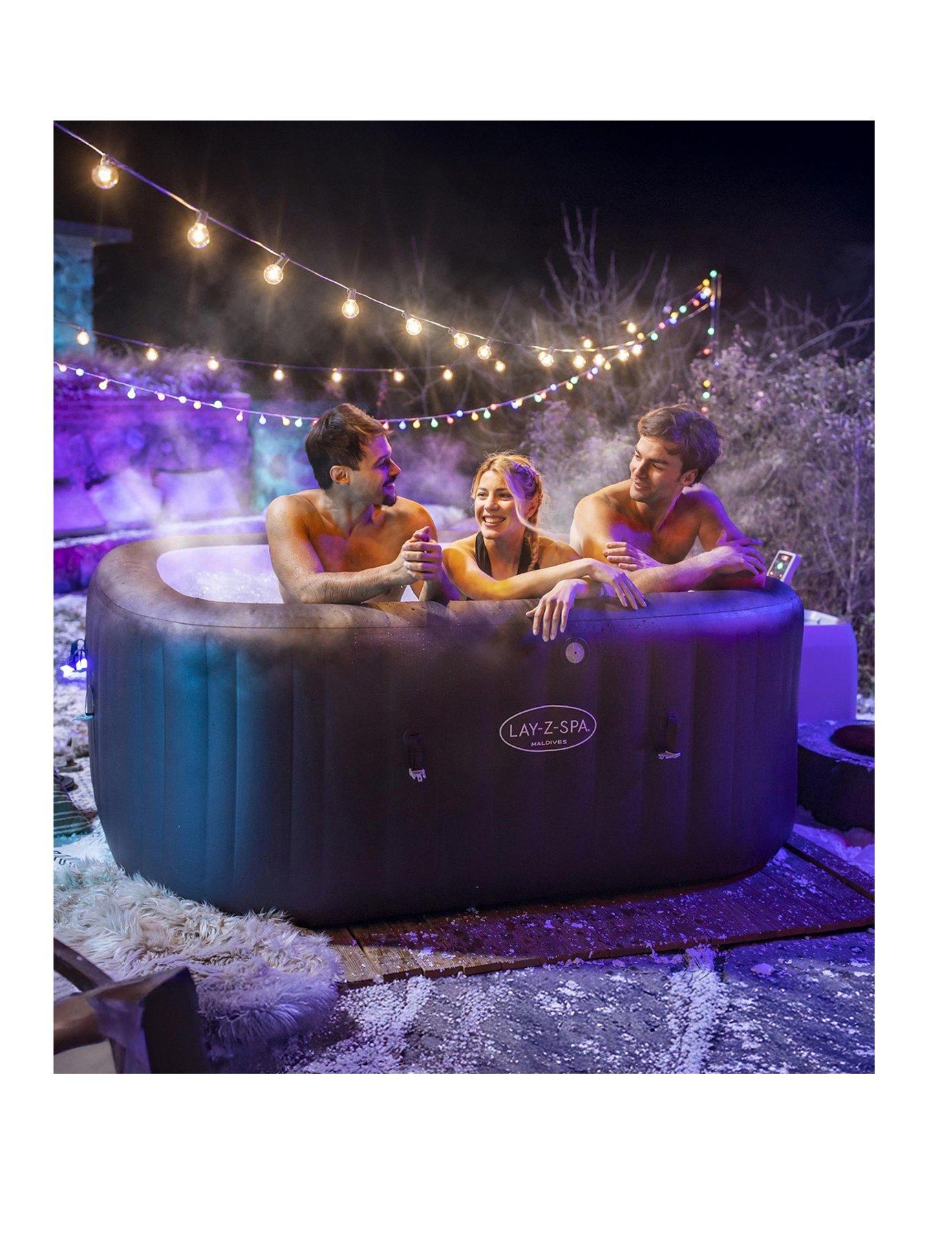 Lay-Z-Spa Maldives Smart EnergySense HydroJet Pro Hot Tub (5-7 Person)