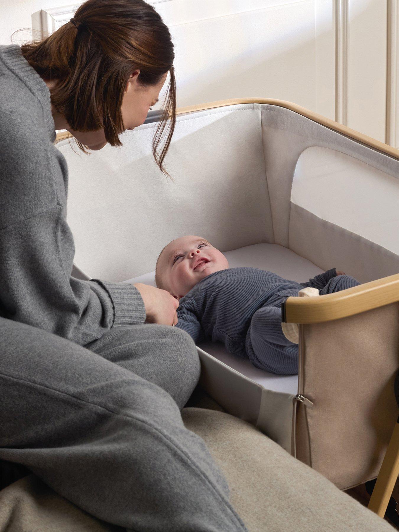Silver Cross Lunar Bedside Crib