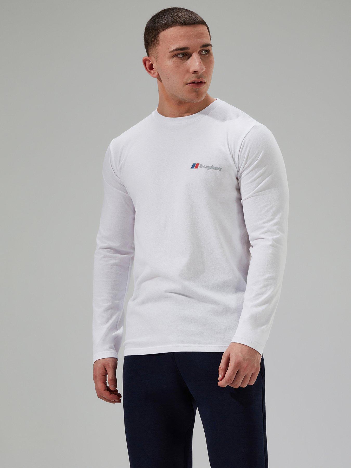 undefined Mens Three Layers Long Sleeve Tee - White