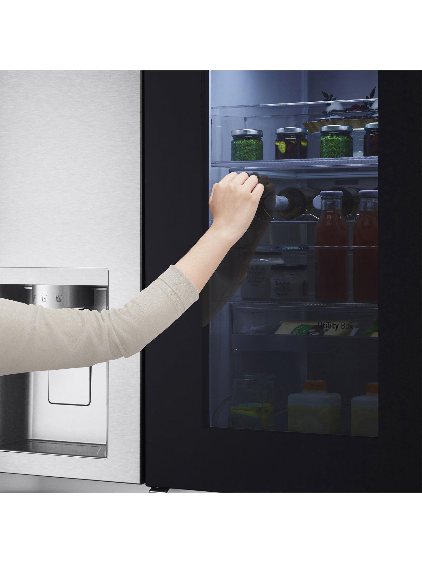 Image 6 of 7 of LG GSXE91BSAD 628L Instaview Smart Inverter American Style Fridge Freezer Brushed Steel