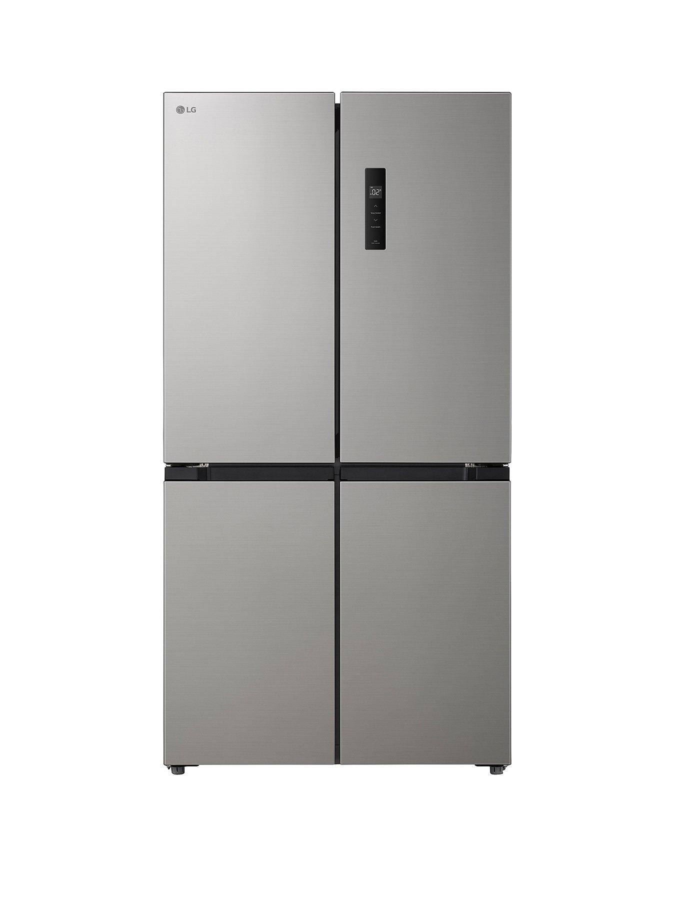 front image of lg-gmm41msbem-482l-inverter-compressor-multi-door-americannbspfridge-freezer--nbspsilver