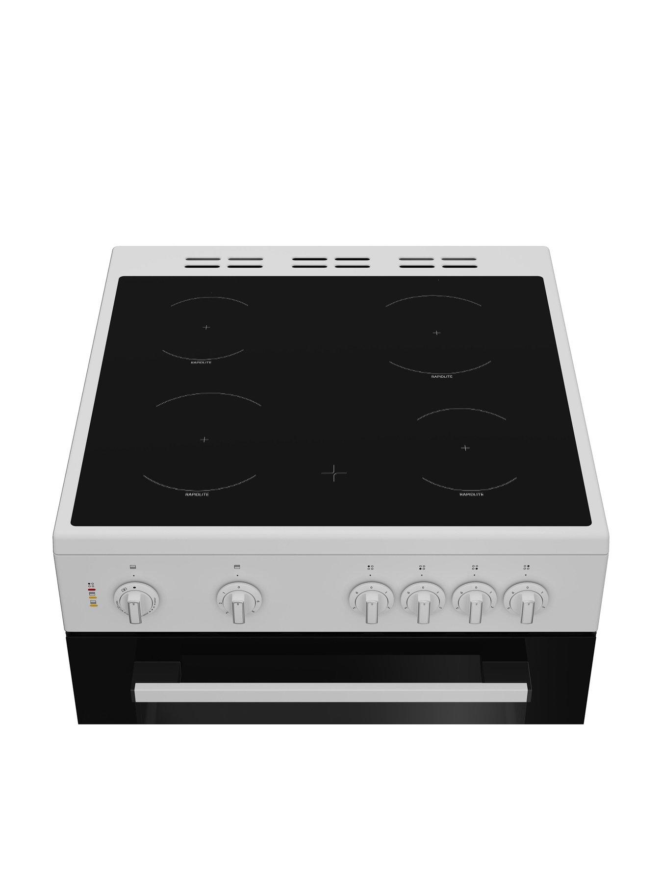  image of indesit-it60v9kmwuk-60cm-wide-freestanding-twin-cavity-electric-cooker--nbspwhitenbsp--a-rated
