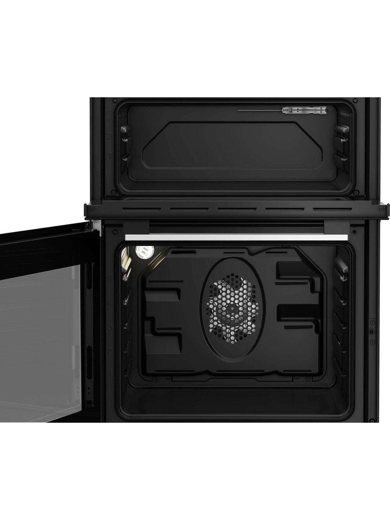  image of indesit-it60v9kmwuk-60cm-wide-freestanding-twin-cavity-electric-cooker--nbspwhitenbsp--a-rated