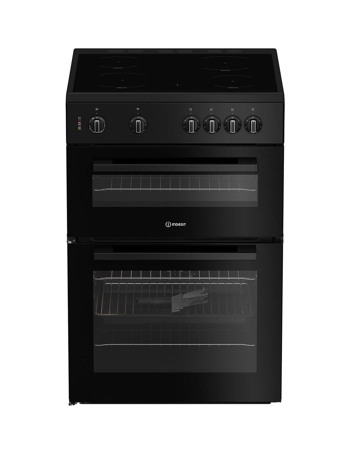 undefined 60cm Freestanding Electric Twin Cavity Cooker -BLACK- A Rated - IT60V9KMB/UK
