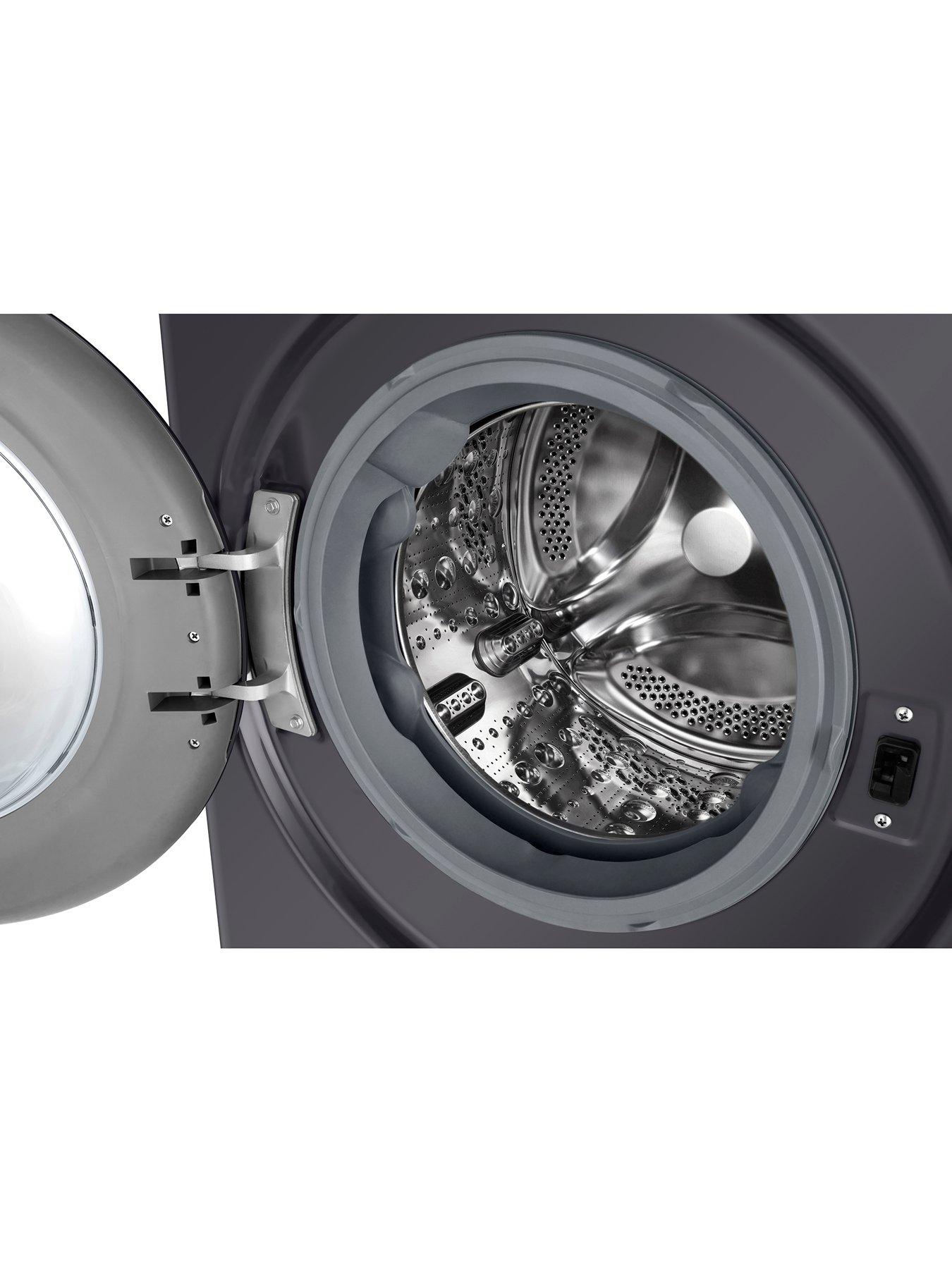  image of lg-turbowashnbspf4y513gbln1-13kg-washnbsp1400-spin-washing-machine-slate-grey