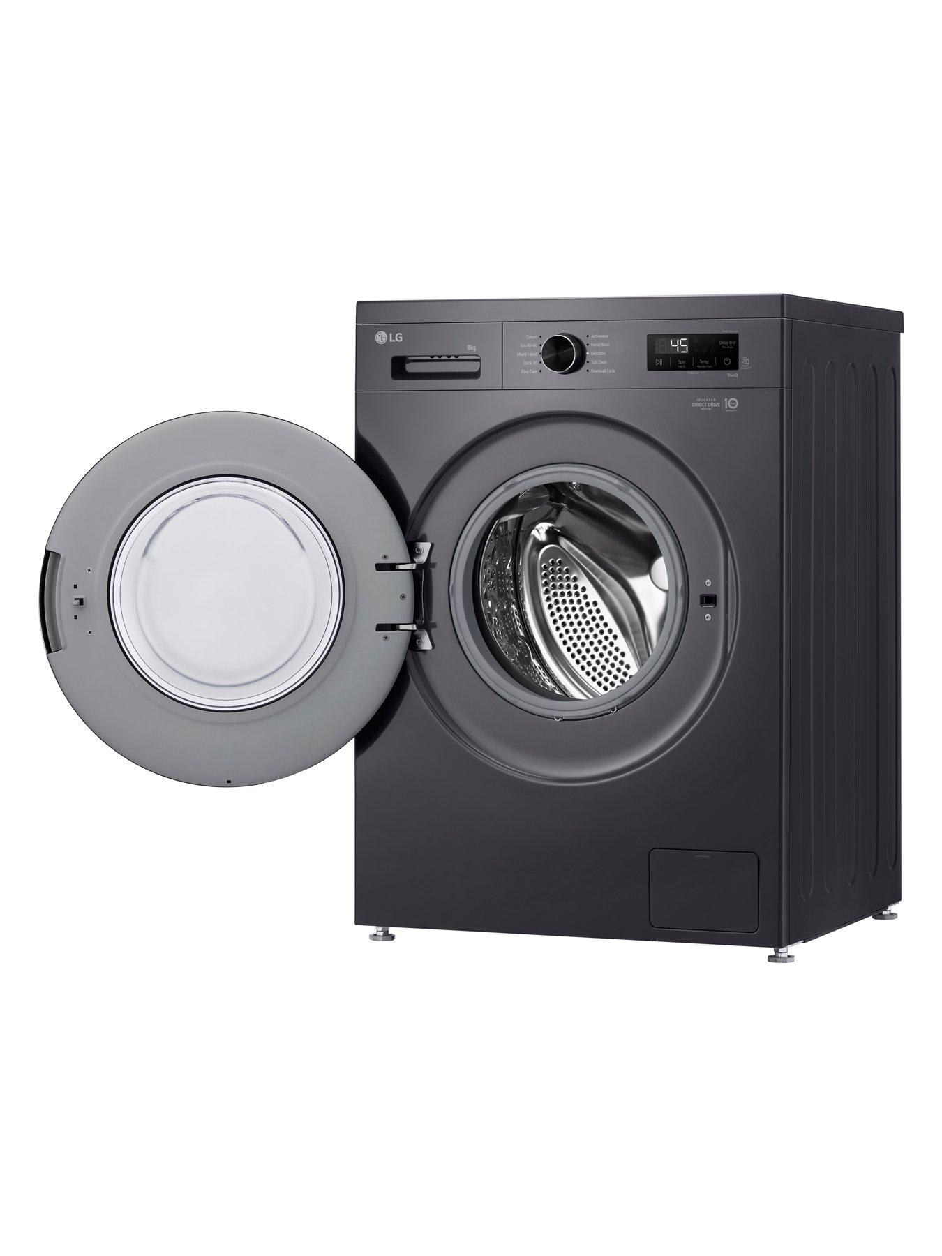 Image 2 of 6 of LG F4X1008NMK 8kg Load, 1400 Spin&nbsp;Washing Machine - Slate Grey
