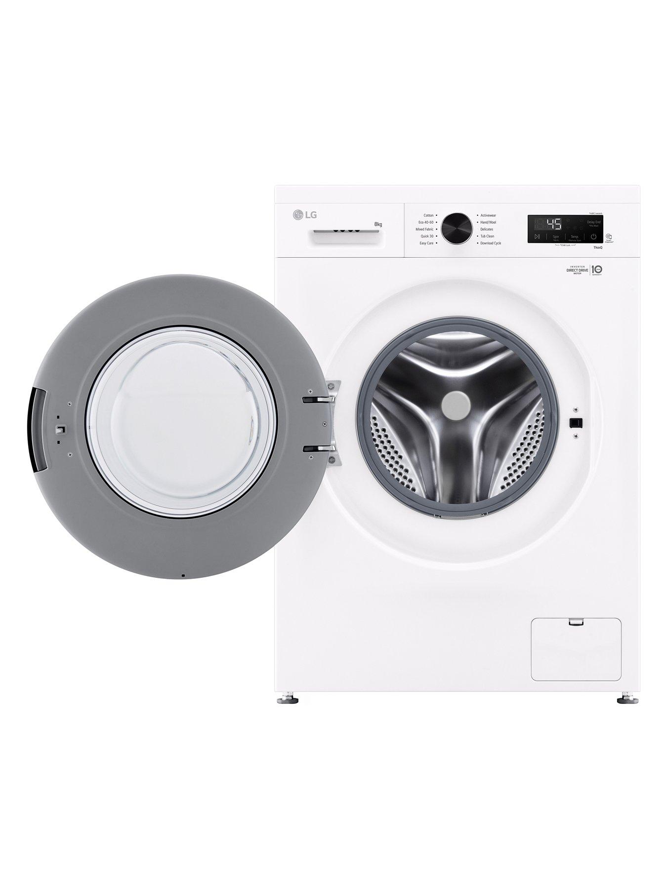  image of lg-f4x1008nwk-8kg-load-1400-spin-washing-machine-white