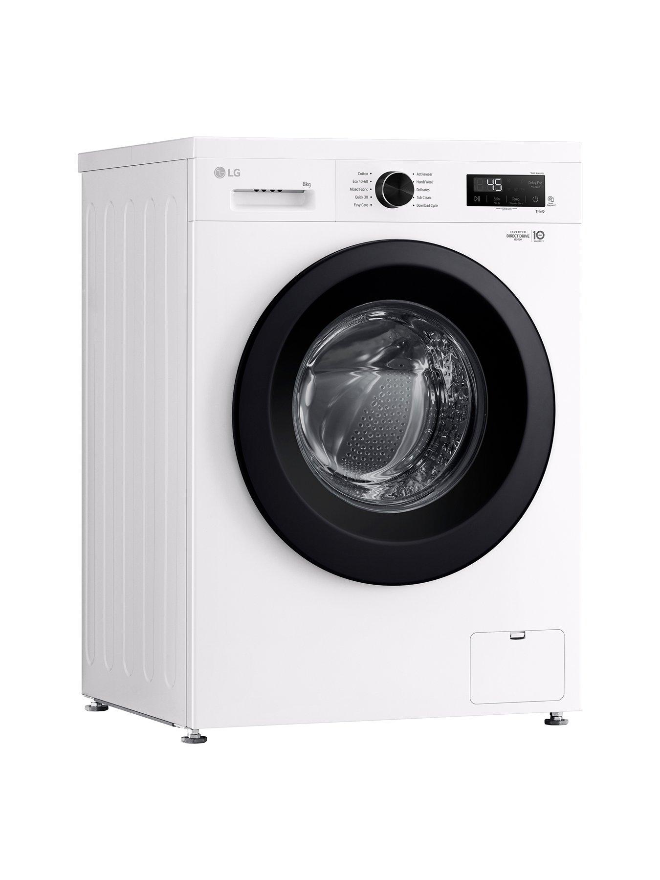 Image 5 of 7 of LG F4X1008NWK 8kg Load, 1400 Spin Washing Machine - White