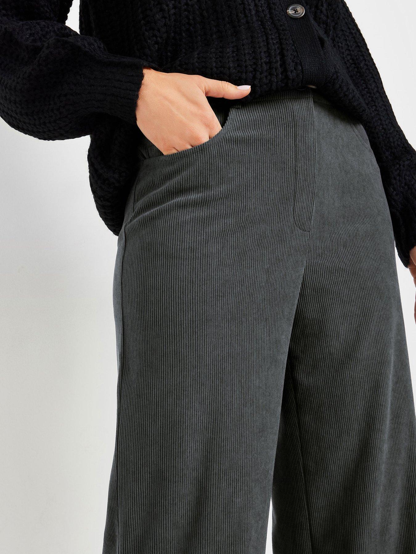  image of long-tall-sally-tall-cord-wide-leg-jean-34-grey