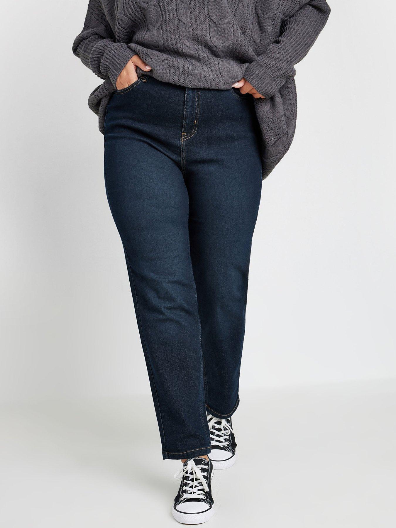 undefined Curve Ruby Straight Leg Jeans 30" - Blue