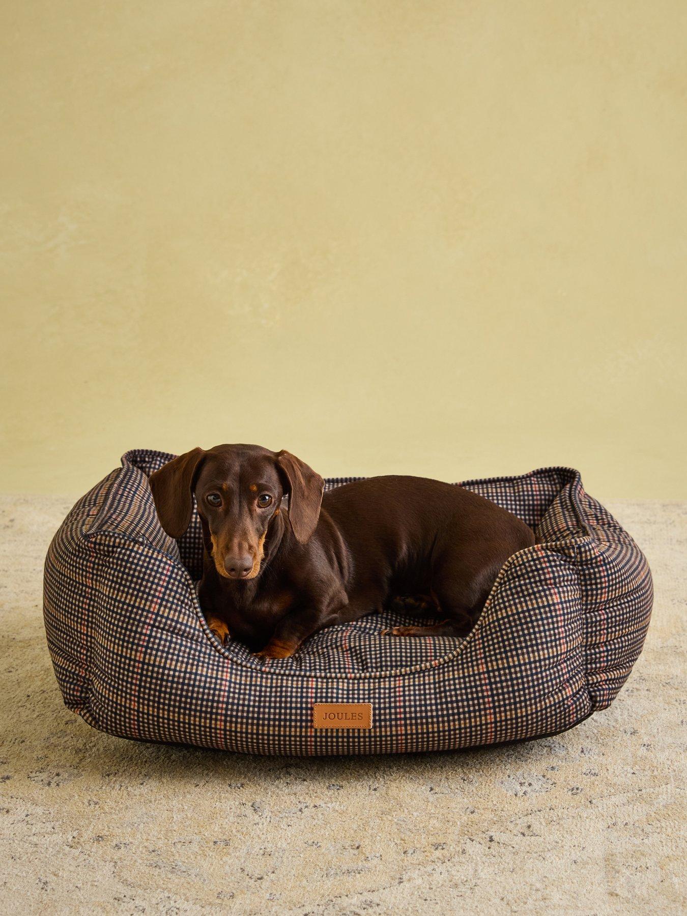  image of joules-henson-check-box-bed-s