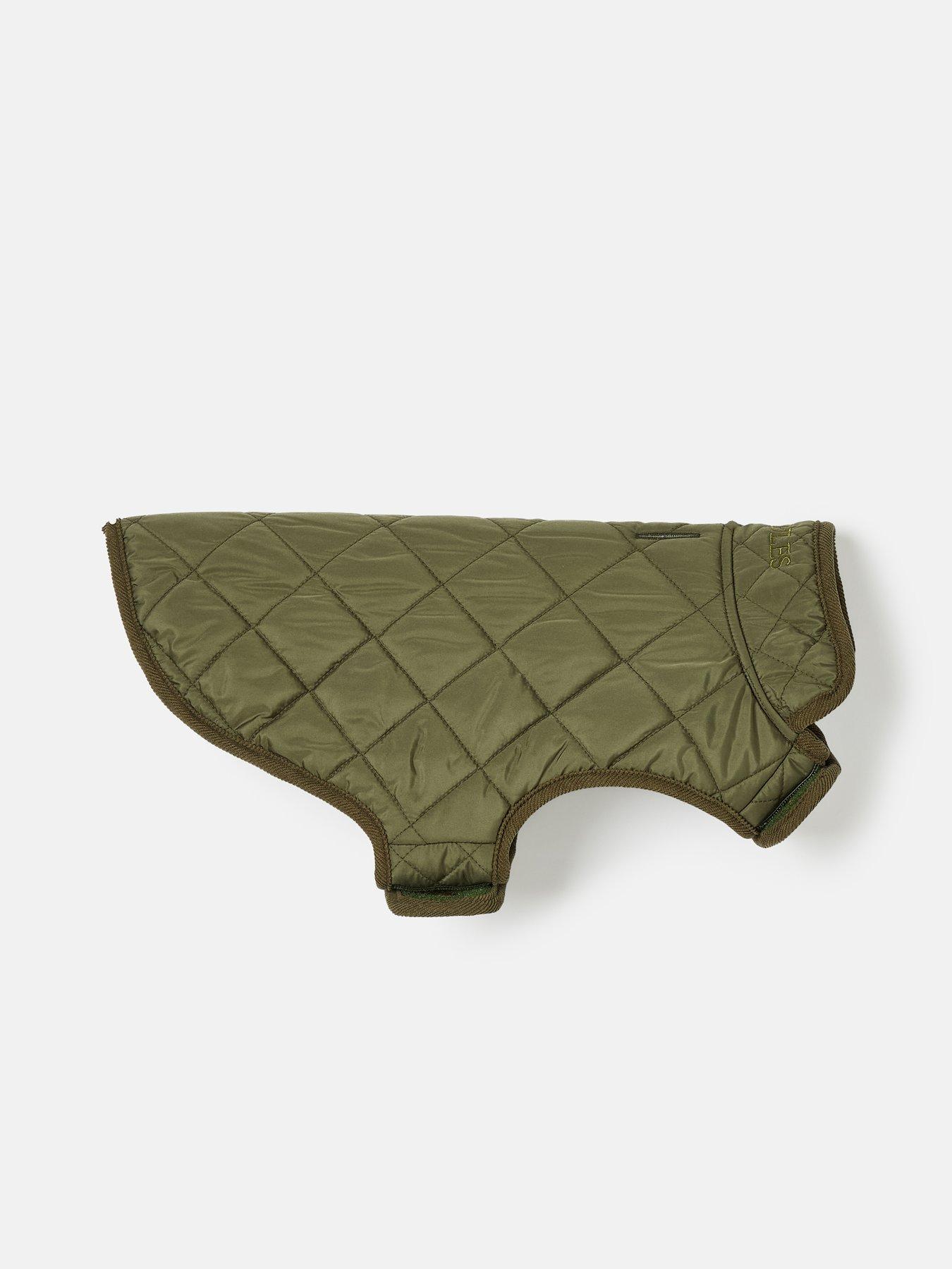  image of joules-khaki-quilted-coat-l