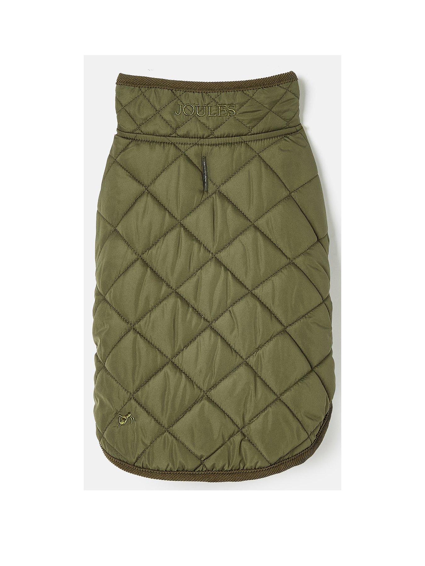  image of joules-khaki-quilted-coat-l