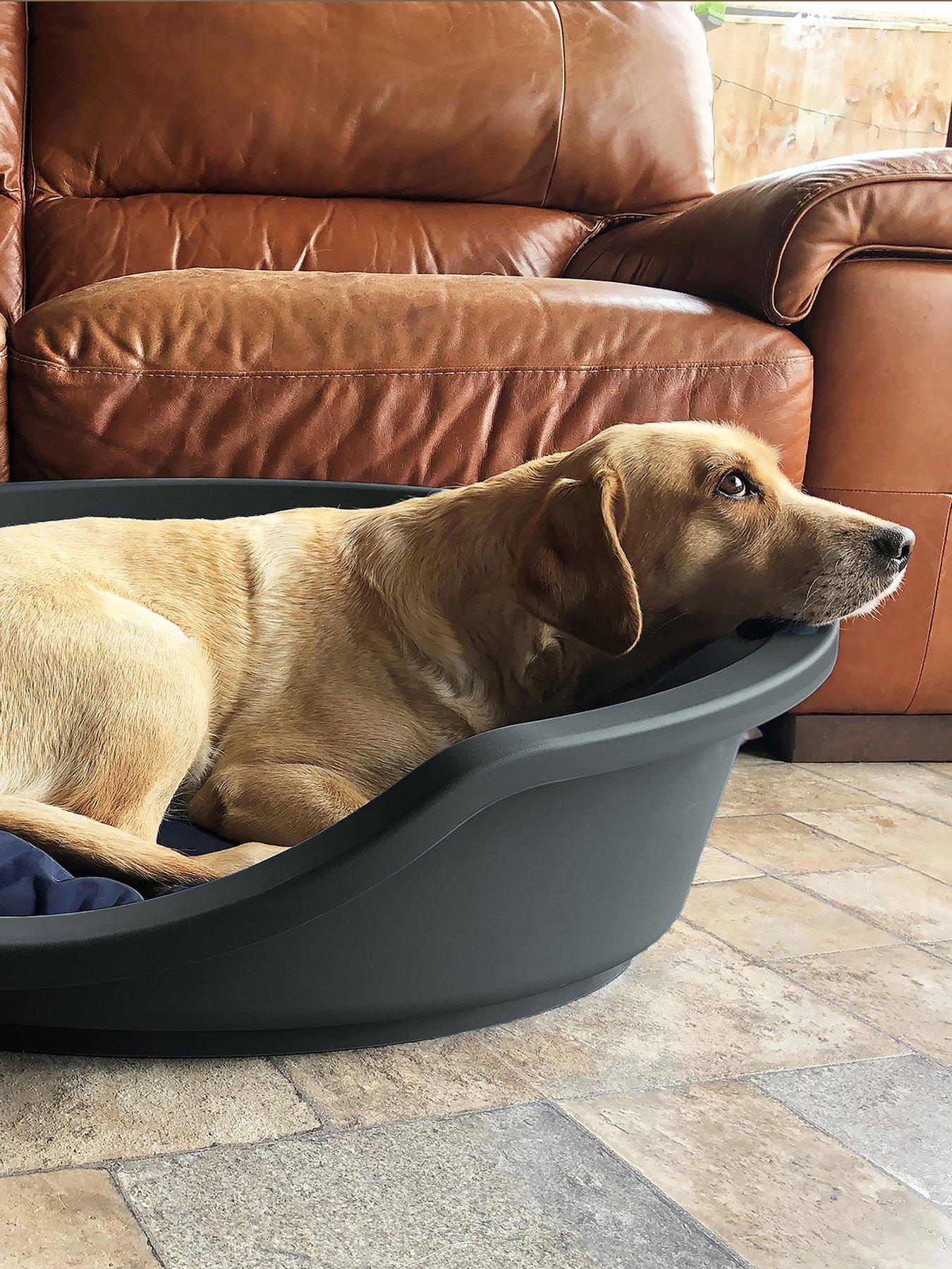 Image 1 of 4 of Rosewood Plastic Pet Bed- Grey