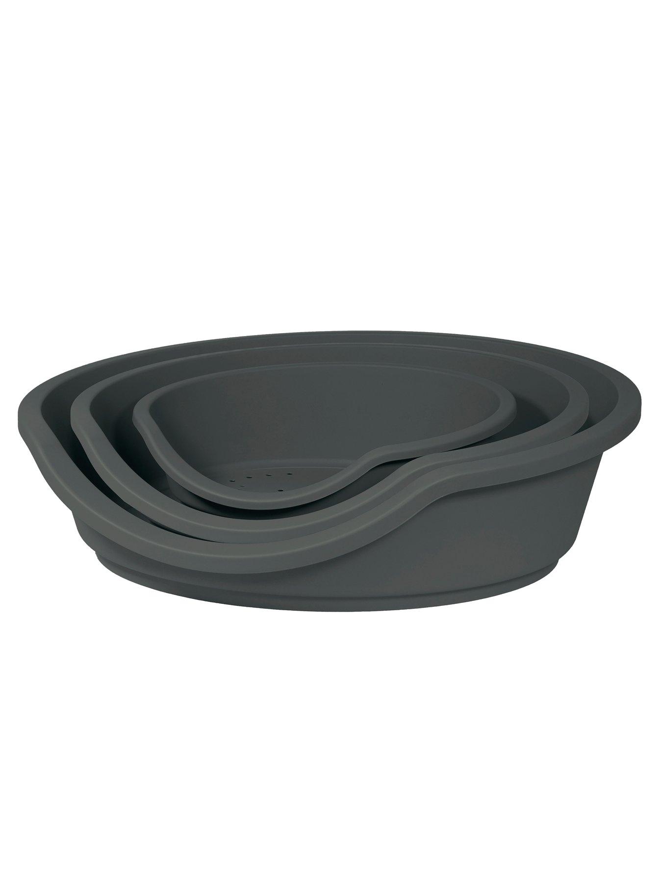 Image 4 of 4 of Rosewood Plastic Pet Bed- Grey