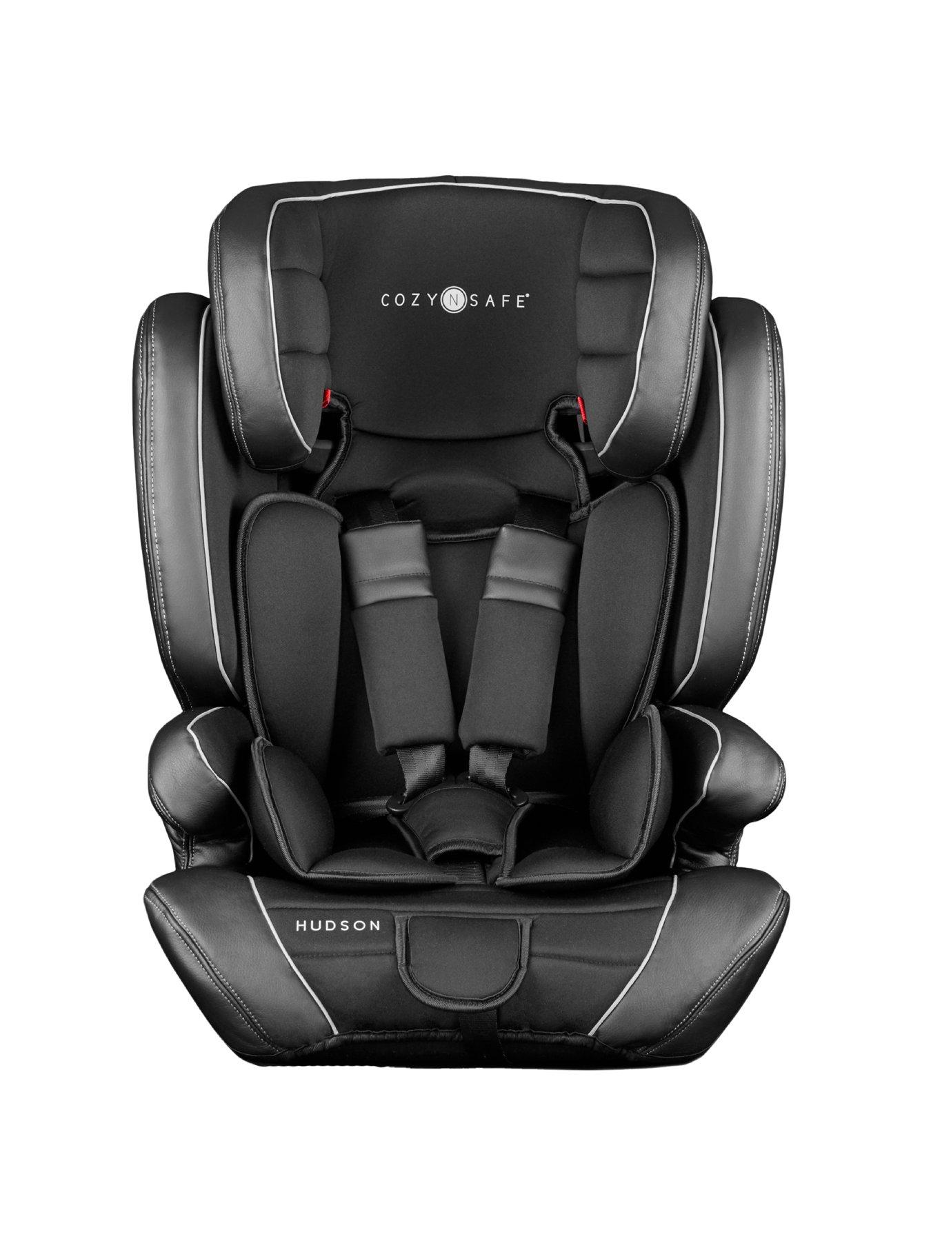 Image 4 of 6 of Cozy N Safe Hudson Group 1/2/3 25kg Harness Car Seats - Black