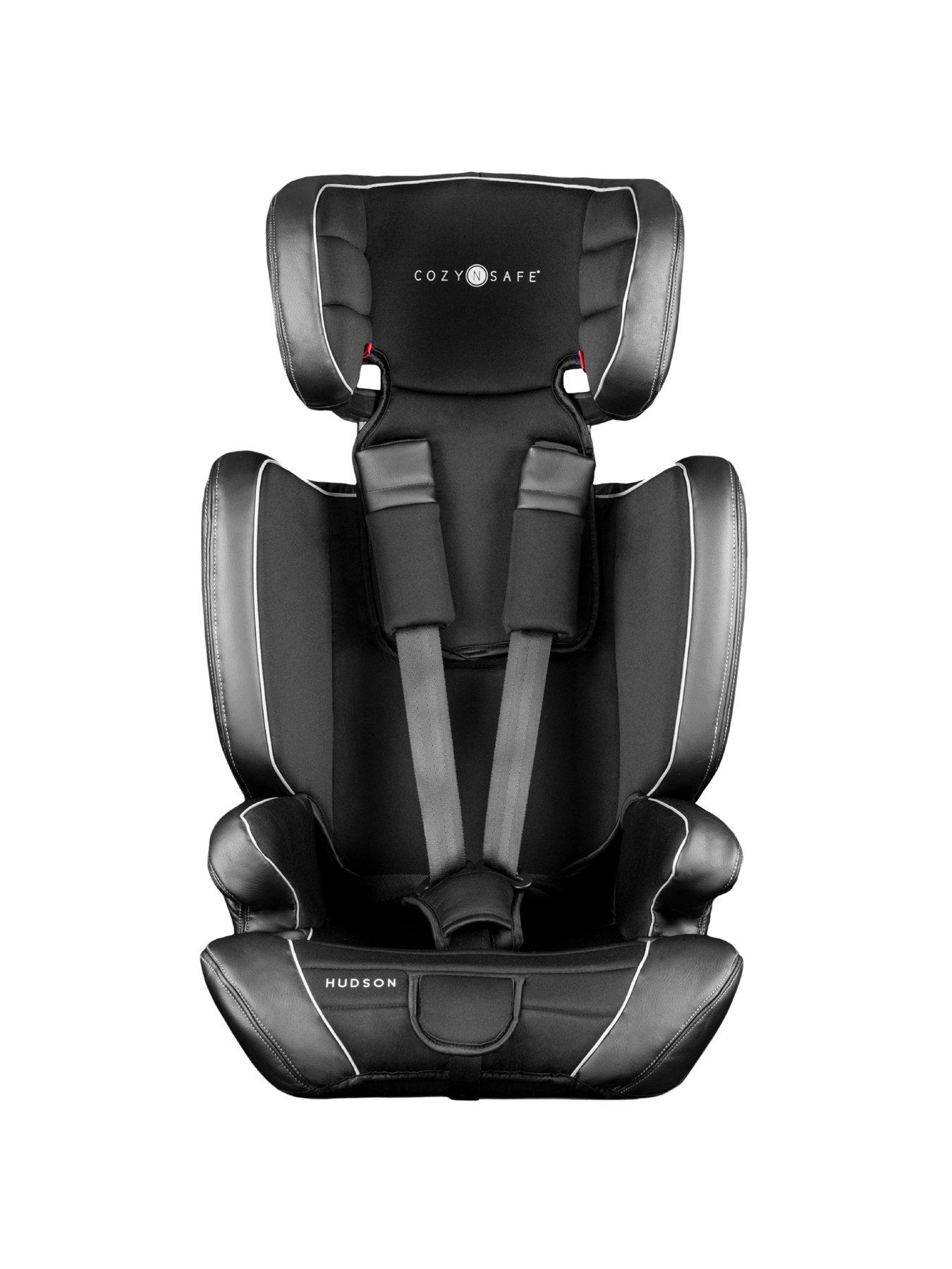 Image 5 of 6 of Cozy N Safe Hudson Group 1/2/3 25kg Harness Car Seats - Black