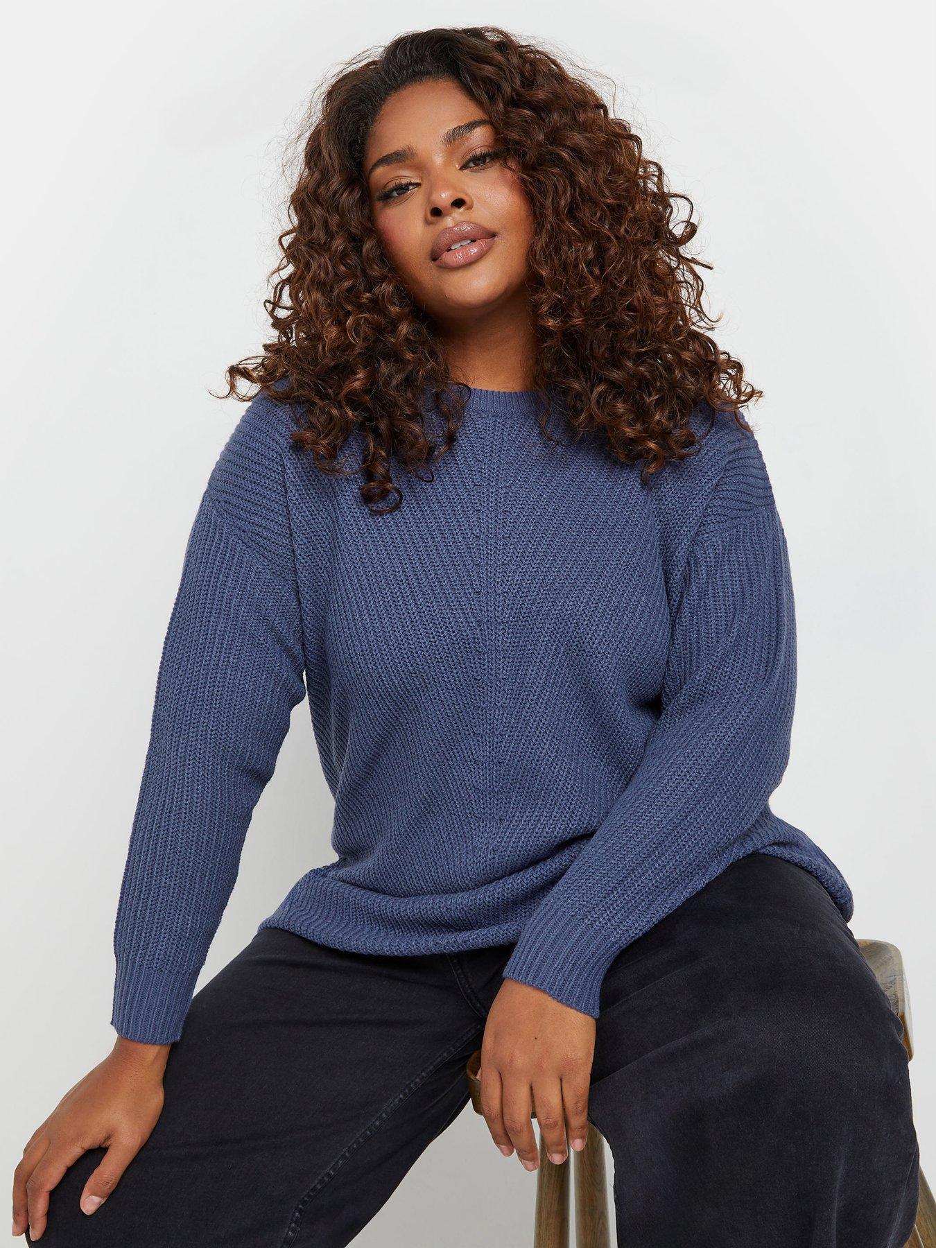 undefined Curve Essential Jumper - Blue