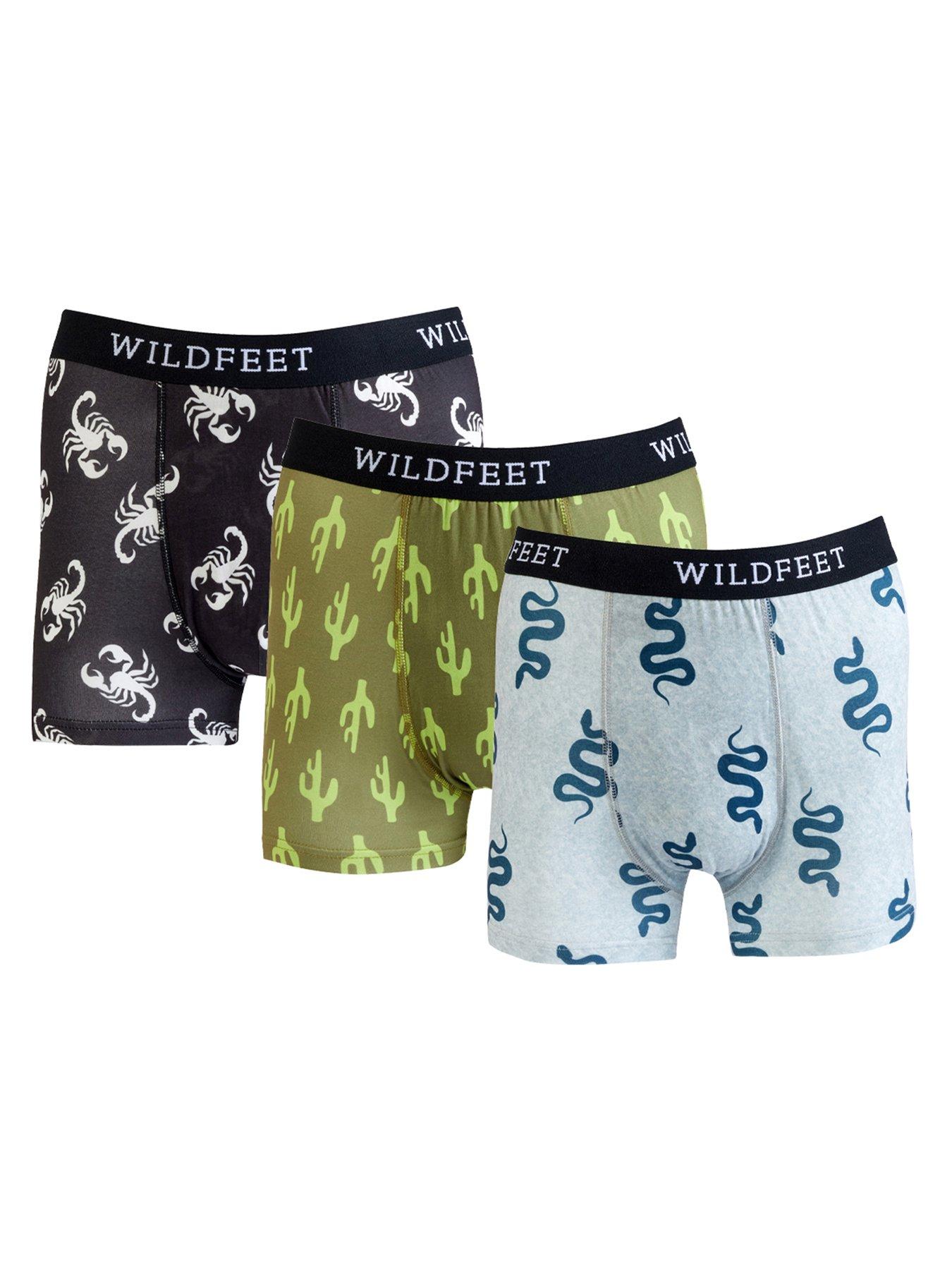 undefined Wild Feet3 Pack Printed Trunks - Multi