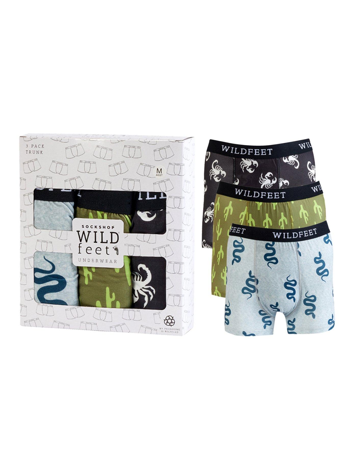  image of wild-feet-wild-feet3-pack-printed-trunks-multi