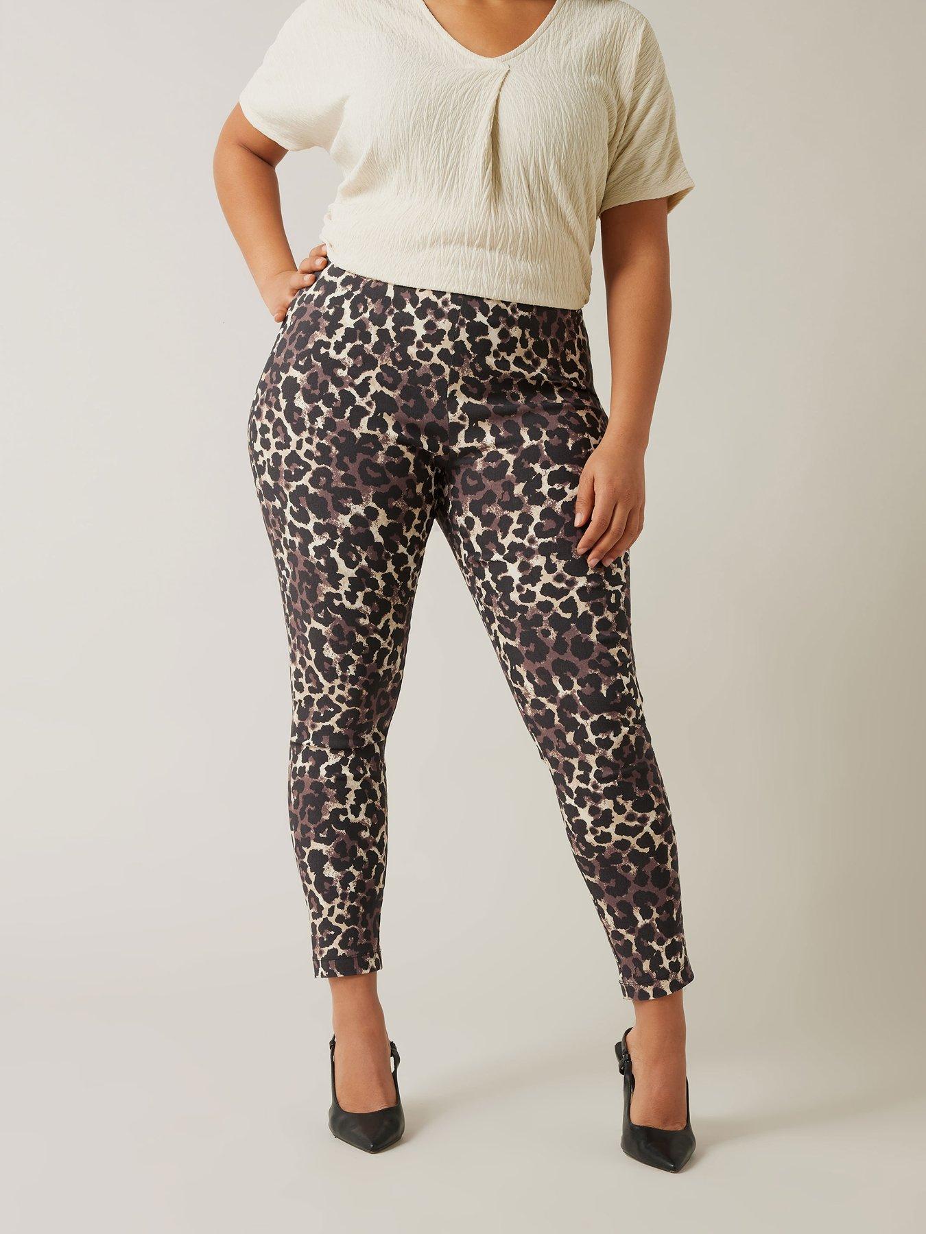 undefined Animal Print Bengaline Trouser