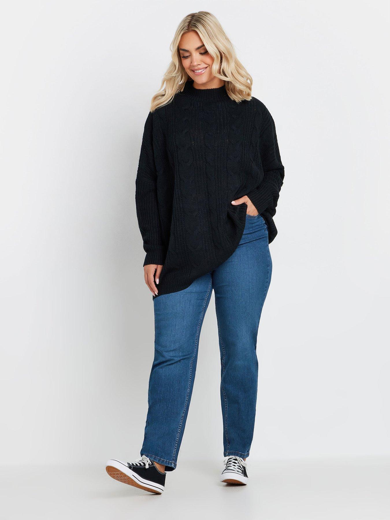  image of yours-curve-ruby-straight-leg-jean-28-blue