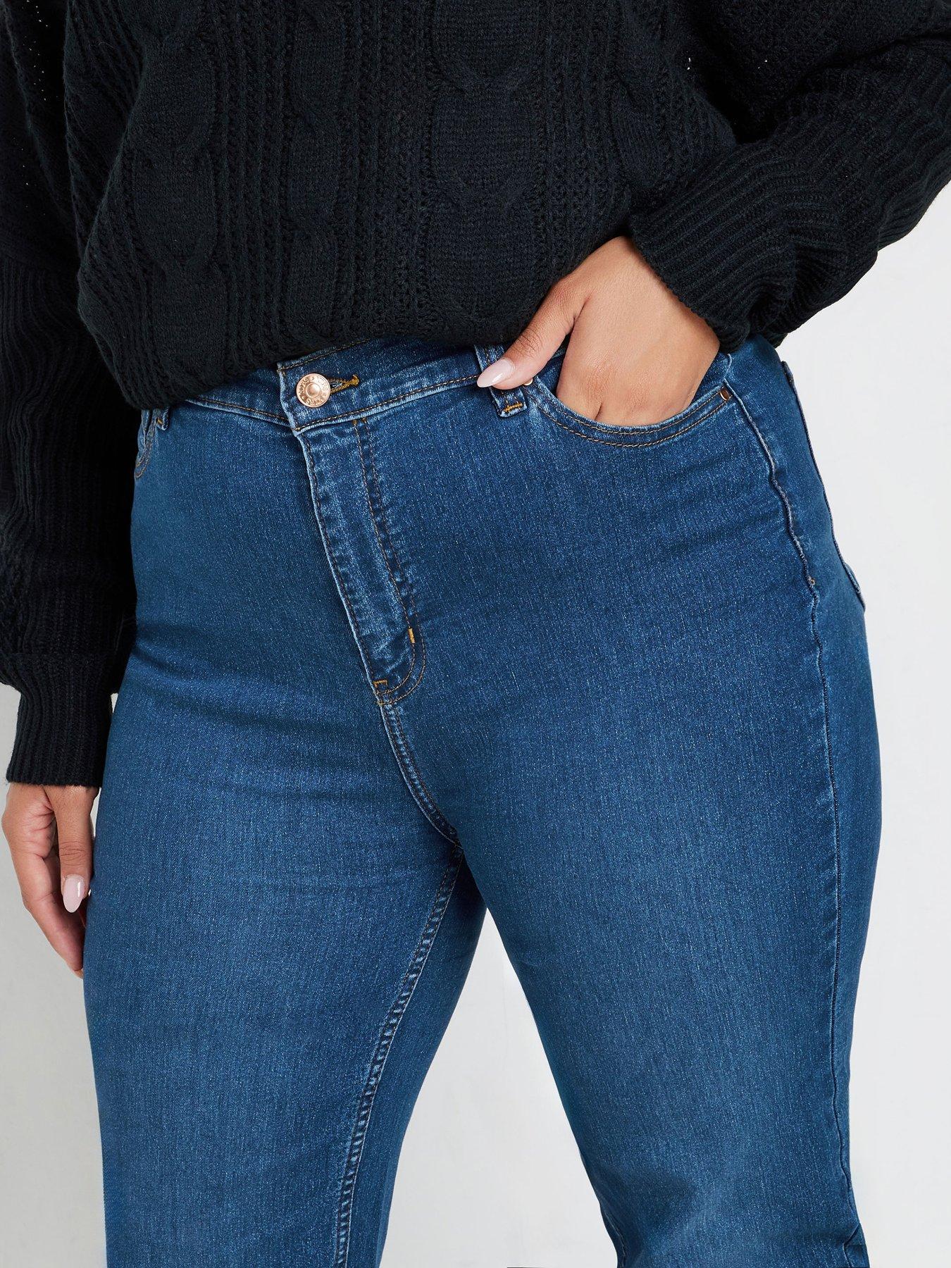  image of yours-curve-ruby-straight-leg-jean-28-blue