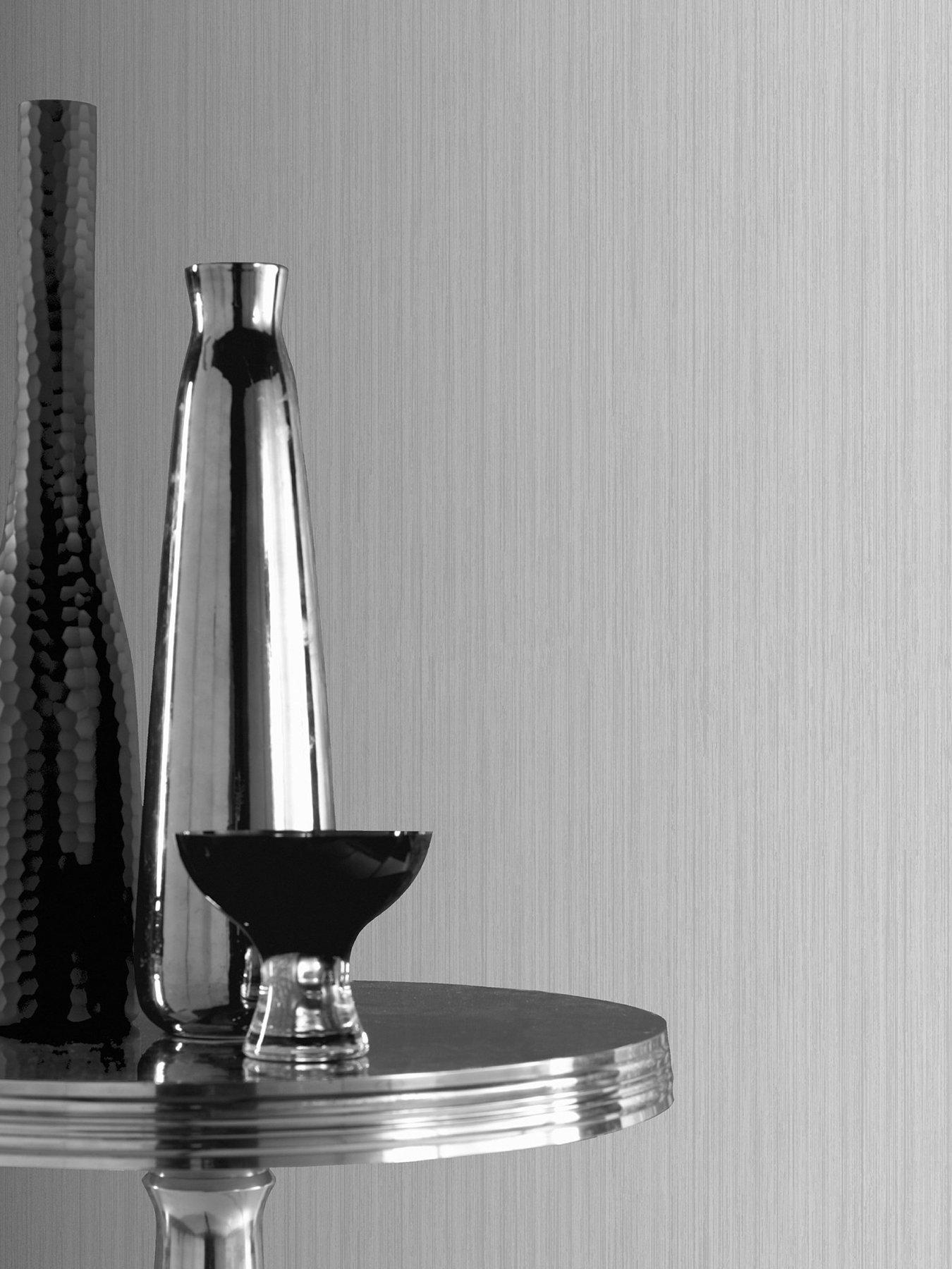  image of arthouse-stardust-silver-wallpaper